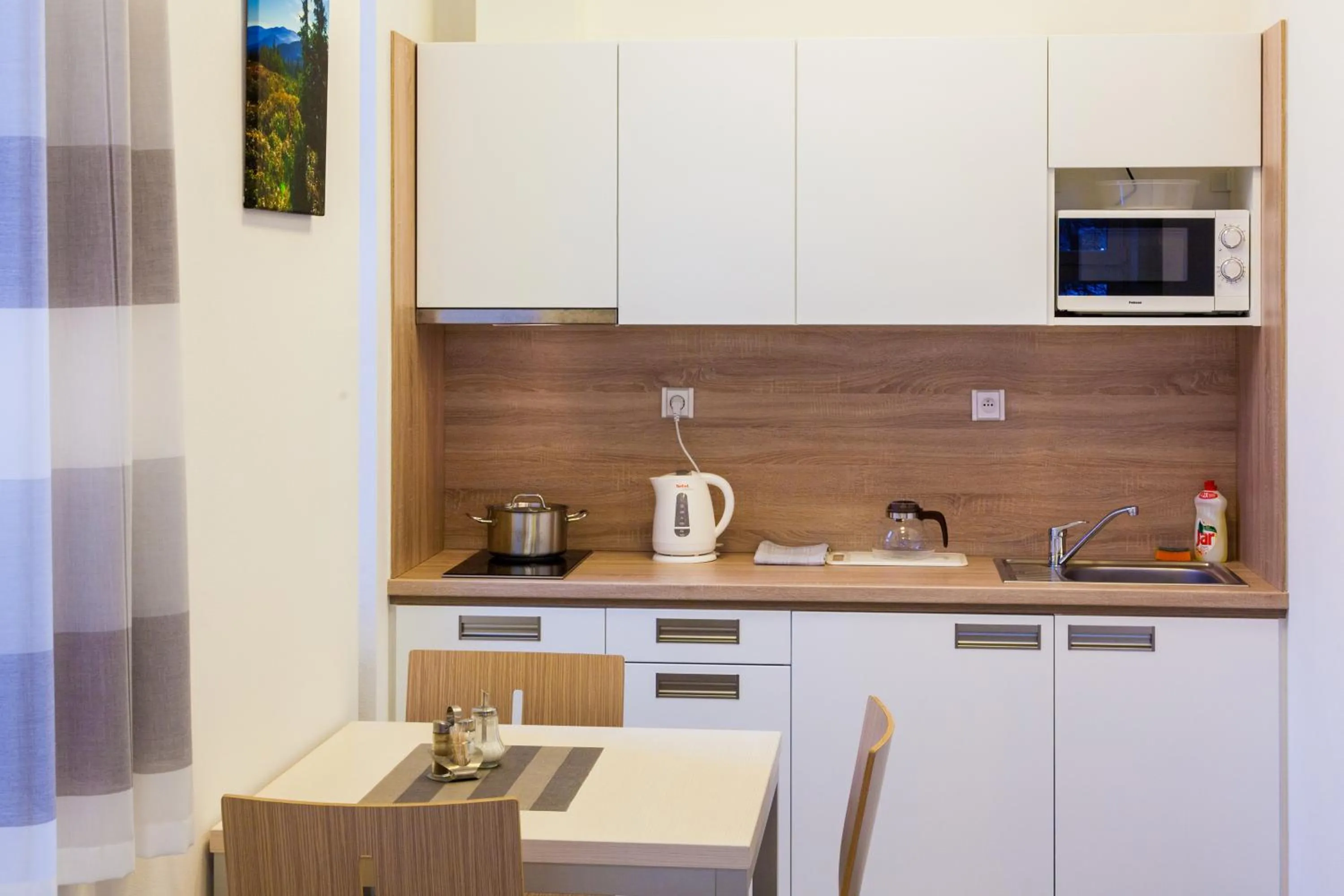 Kitchen or kitchenette in Hotel Valdes