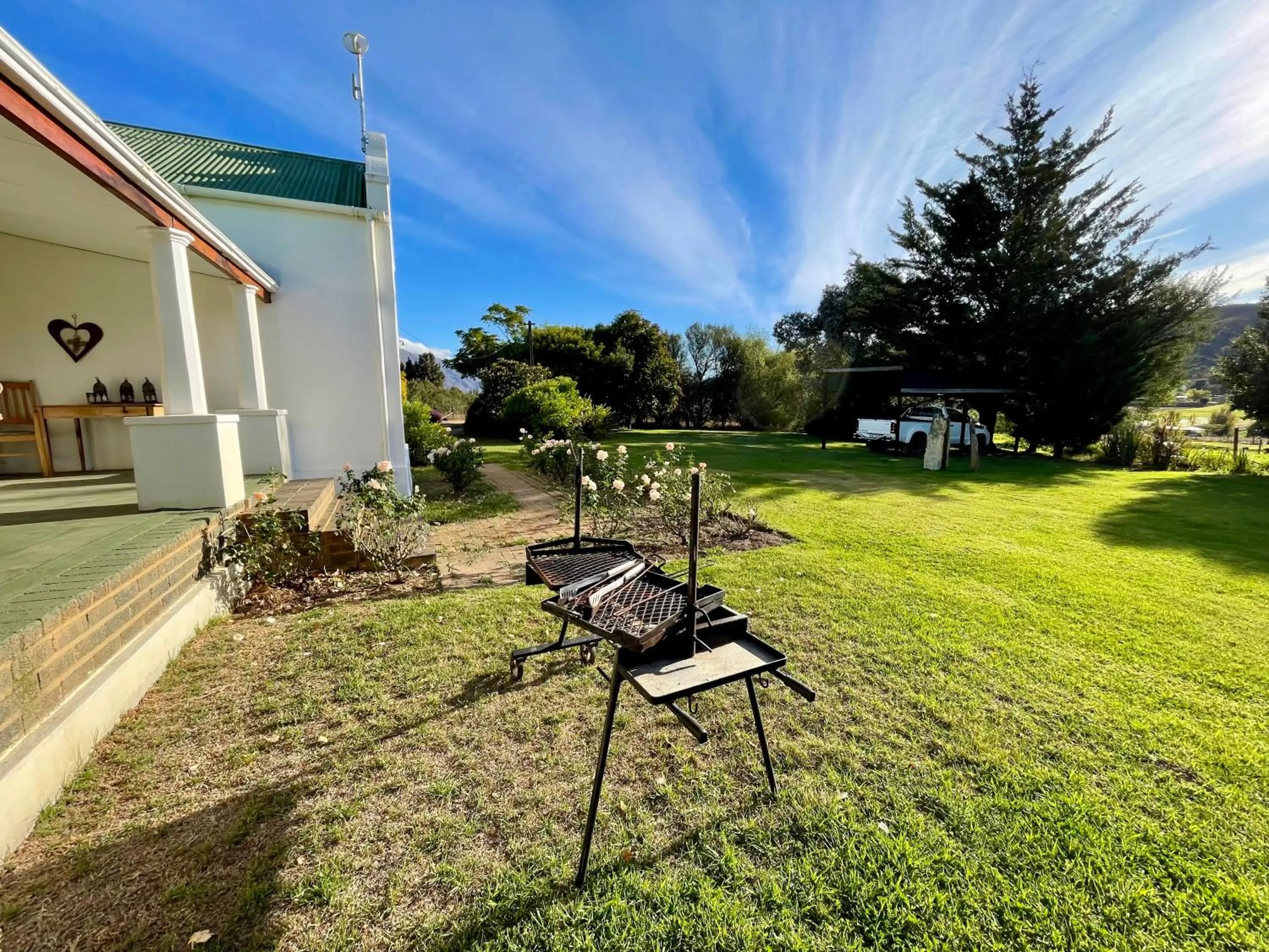 Patio in Blue Cow Barn - Boutique Farm