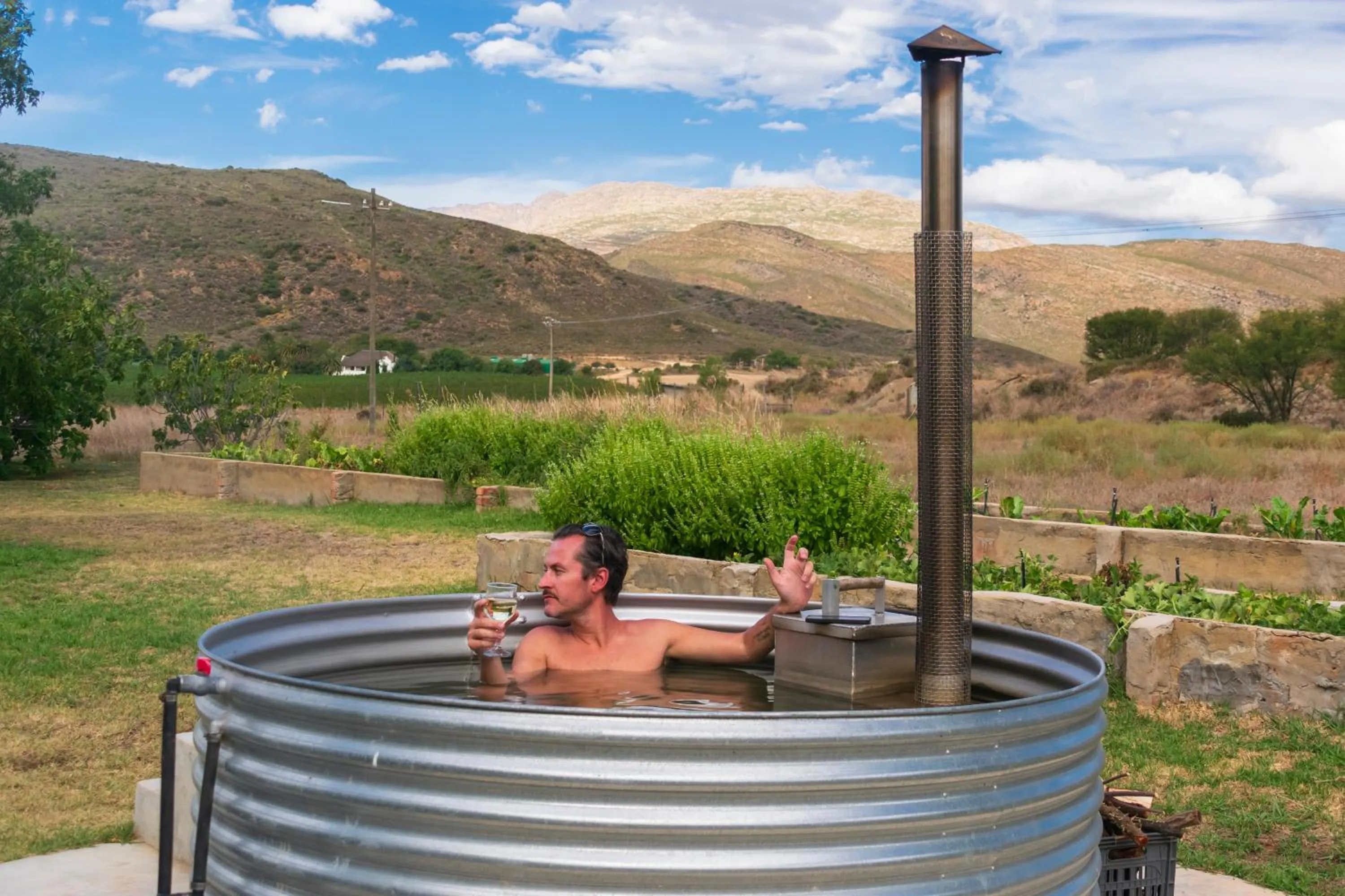 Swimming pool in Blue Cow Barn - Boutique Farm