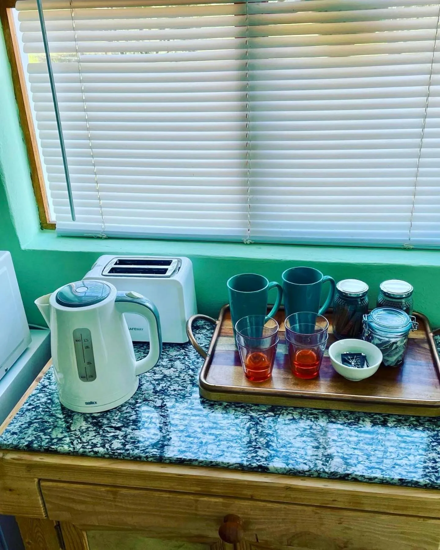 Coffee/tea facilities in Blue Cow Barn - Boutique Farm
