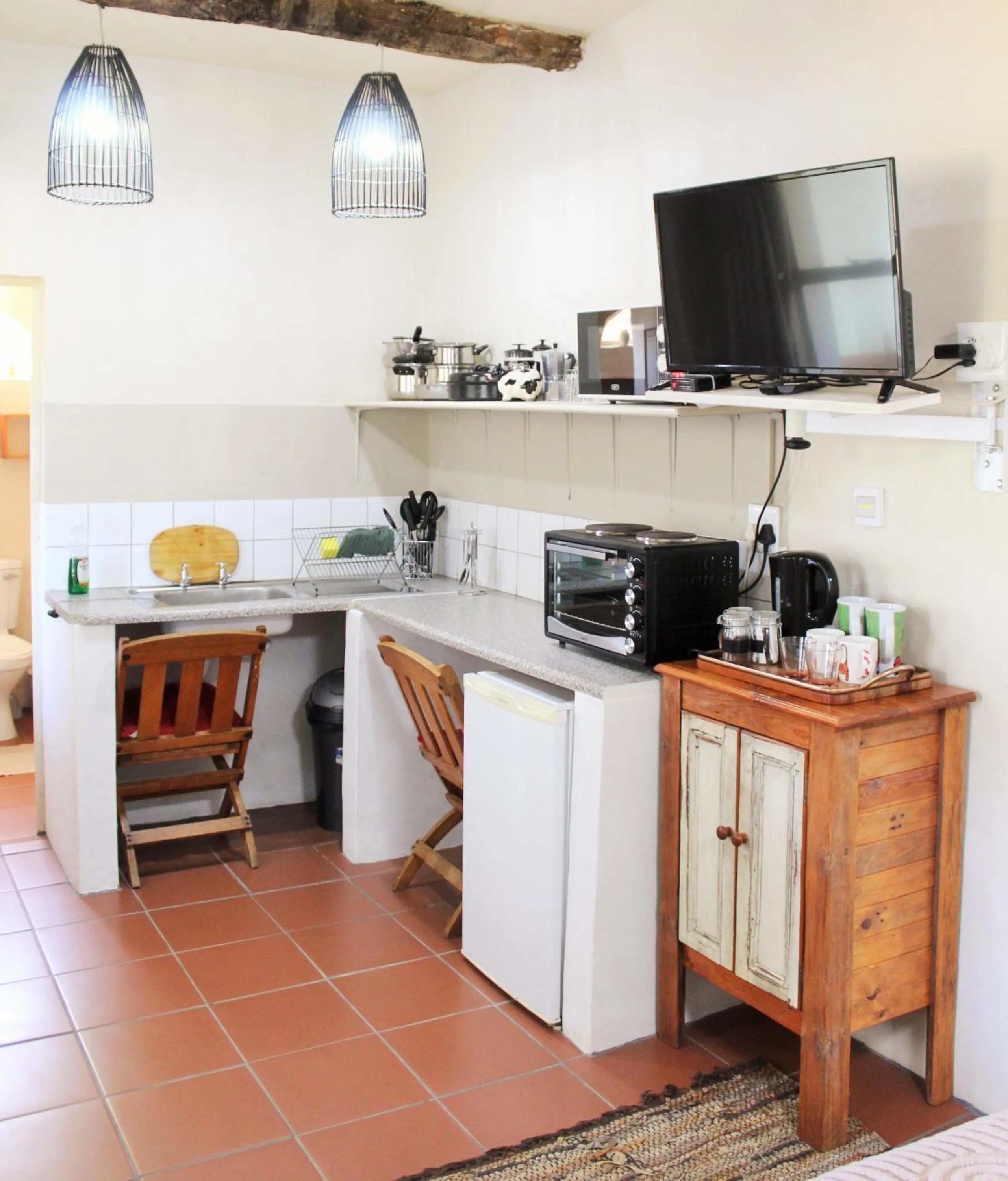 kitchen in Blue Cow Barn - Boutique Farm