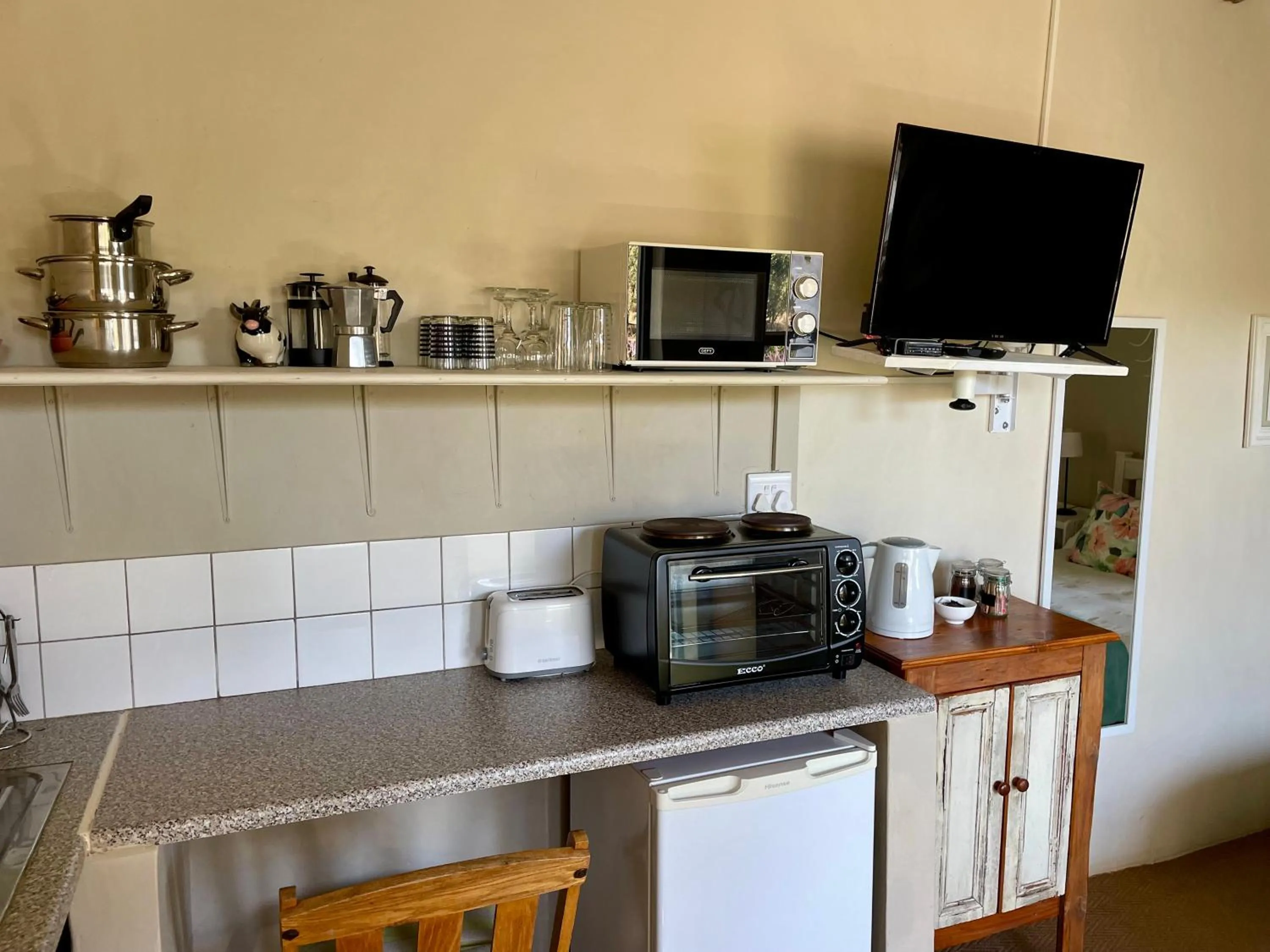Coffee/tea facilities in Blue Cow Barn - Boutique Farm