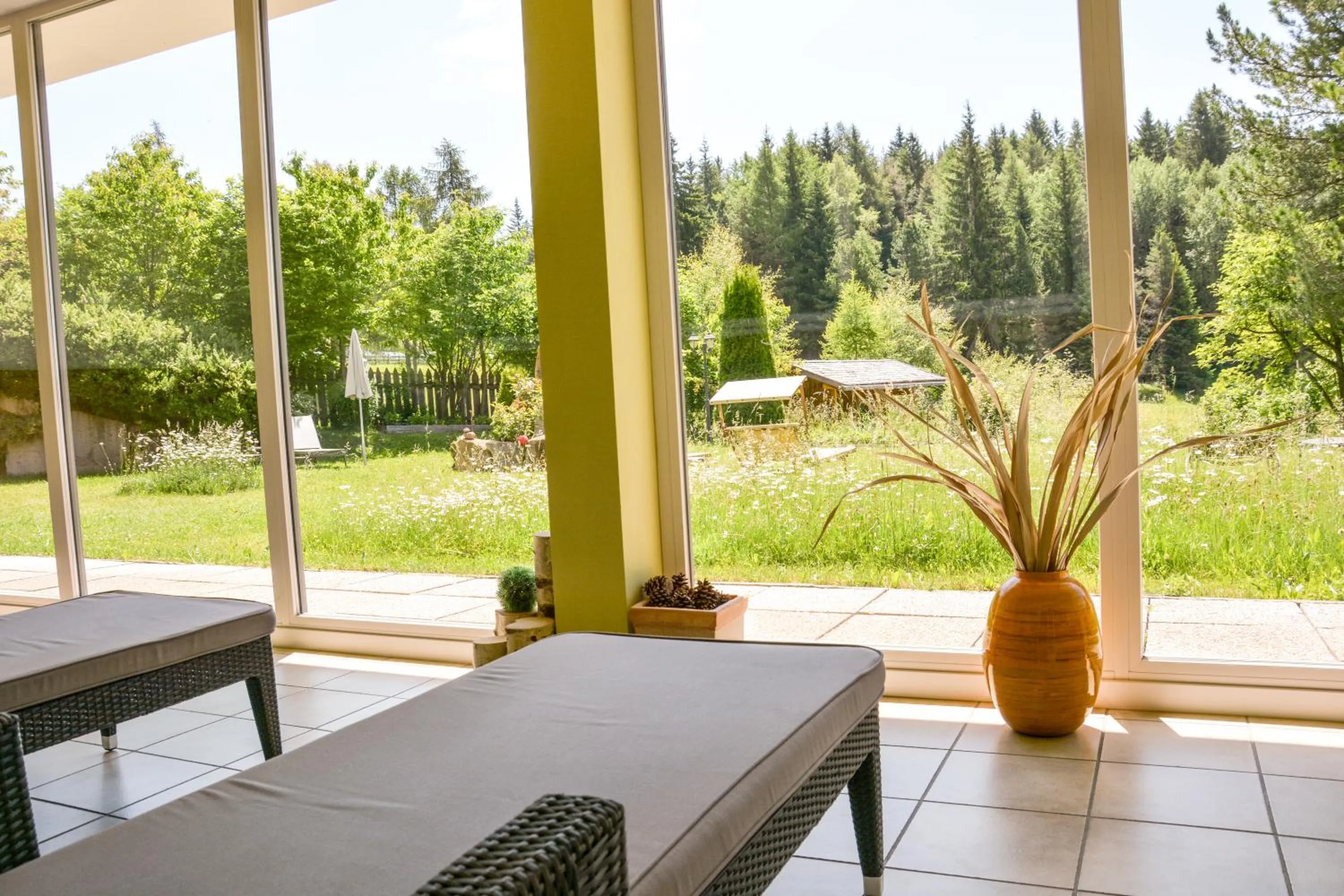 Garden in Berghotel zum Zirm