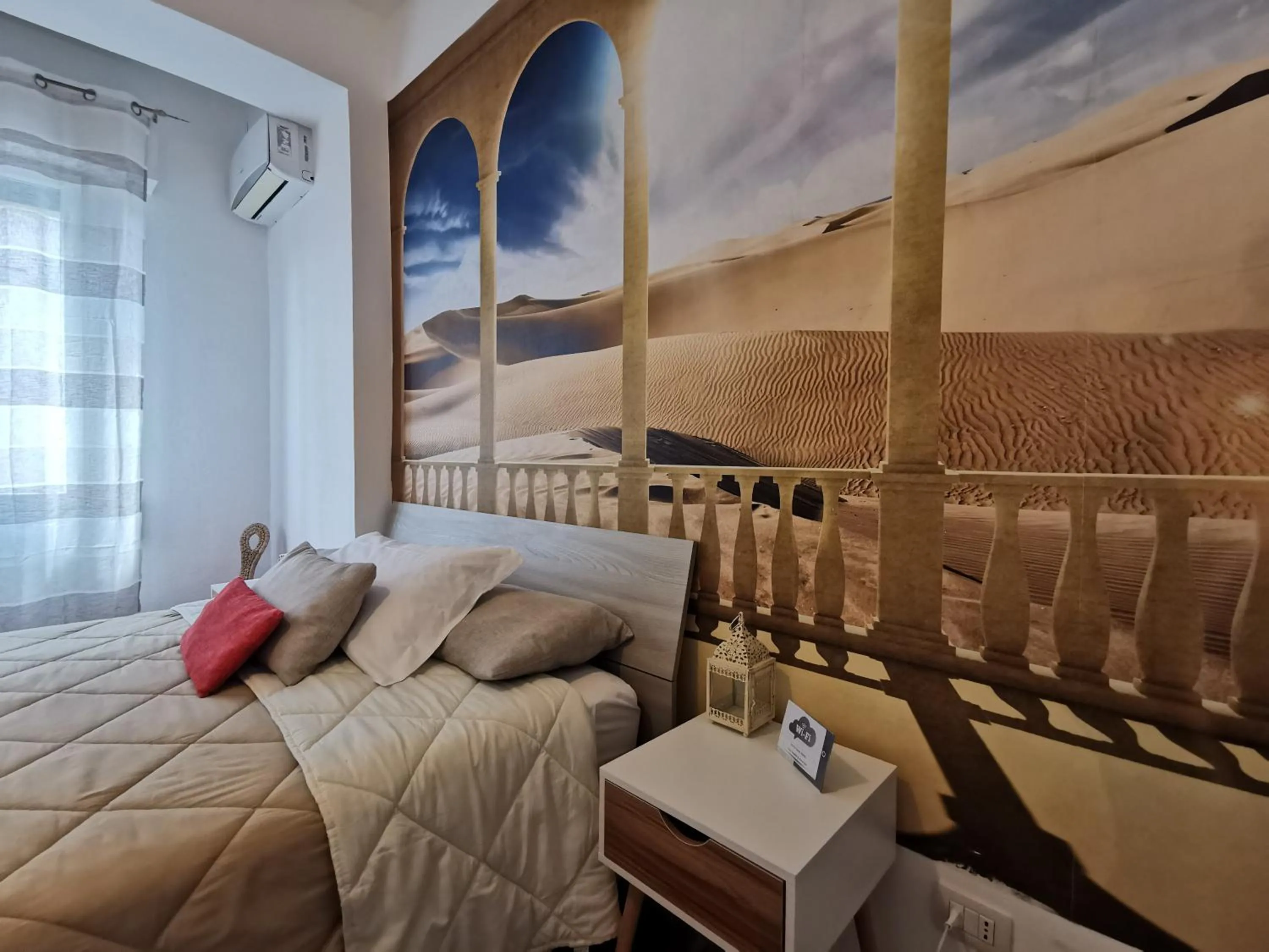 Bed in La Finestra Sul Mondo B&B
