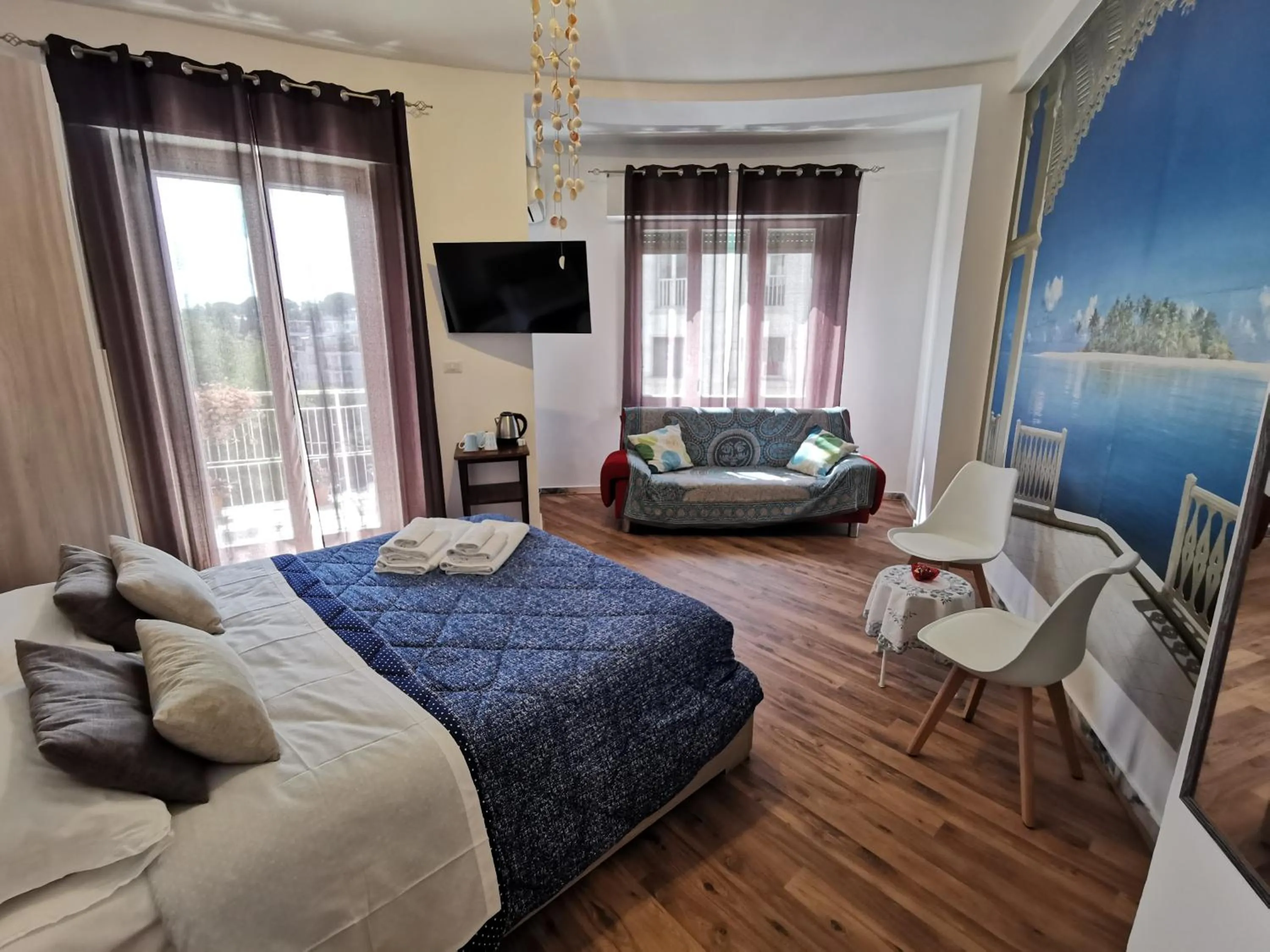 Bed in La Finestra Sul Mondo B&B