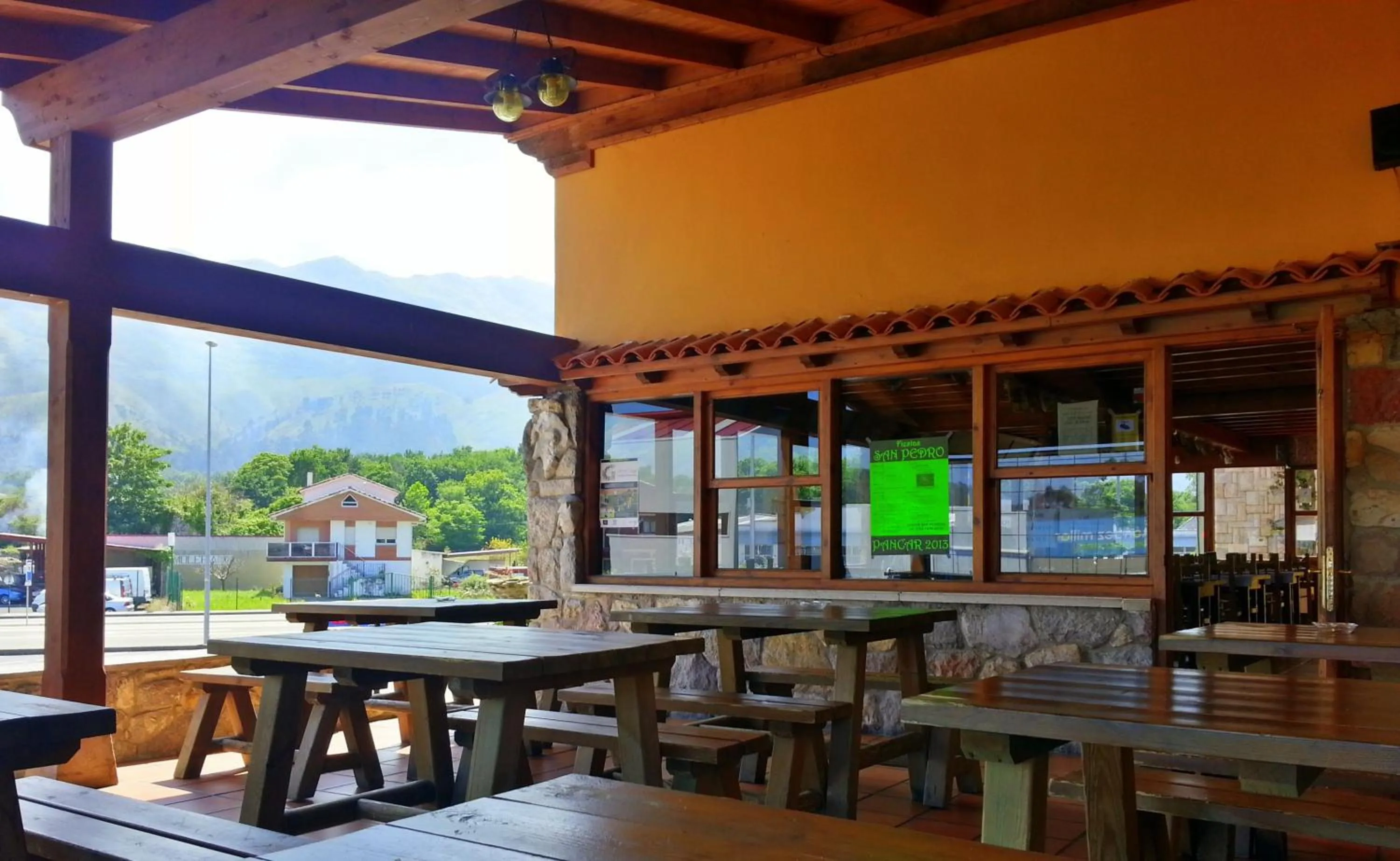 Patio in Hostal Europa