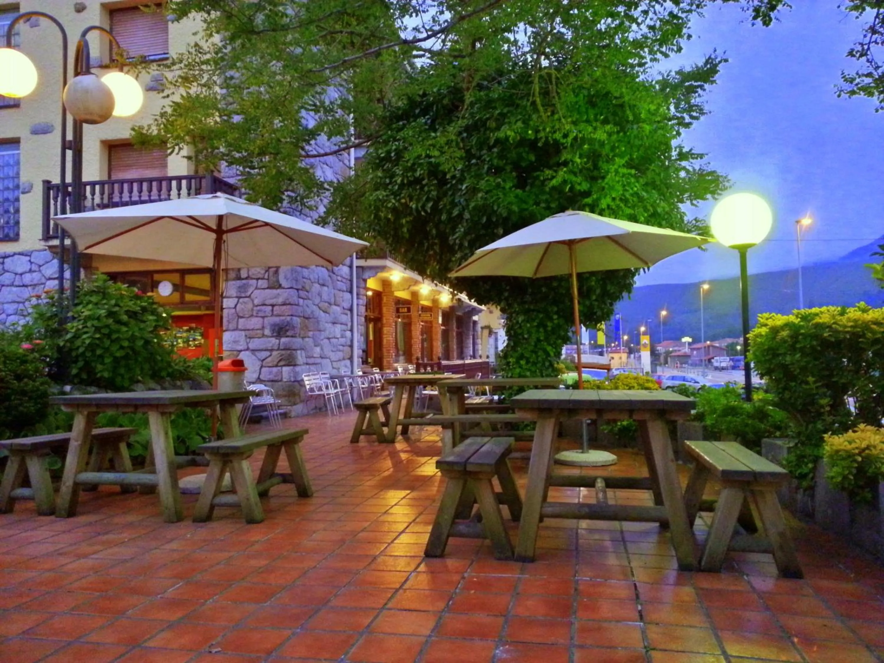 Patio in Hostal Europa