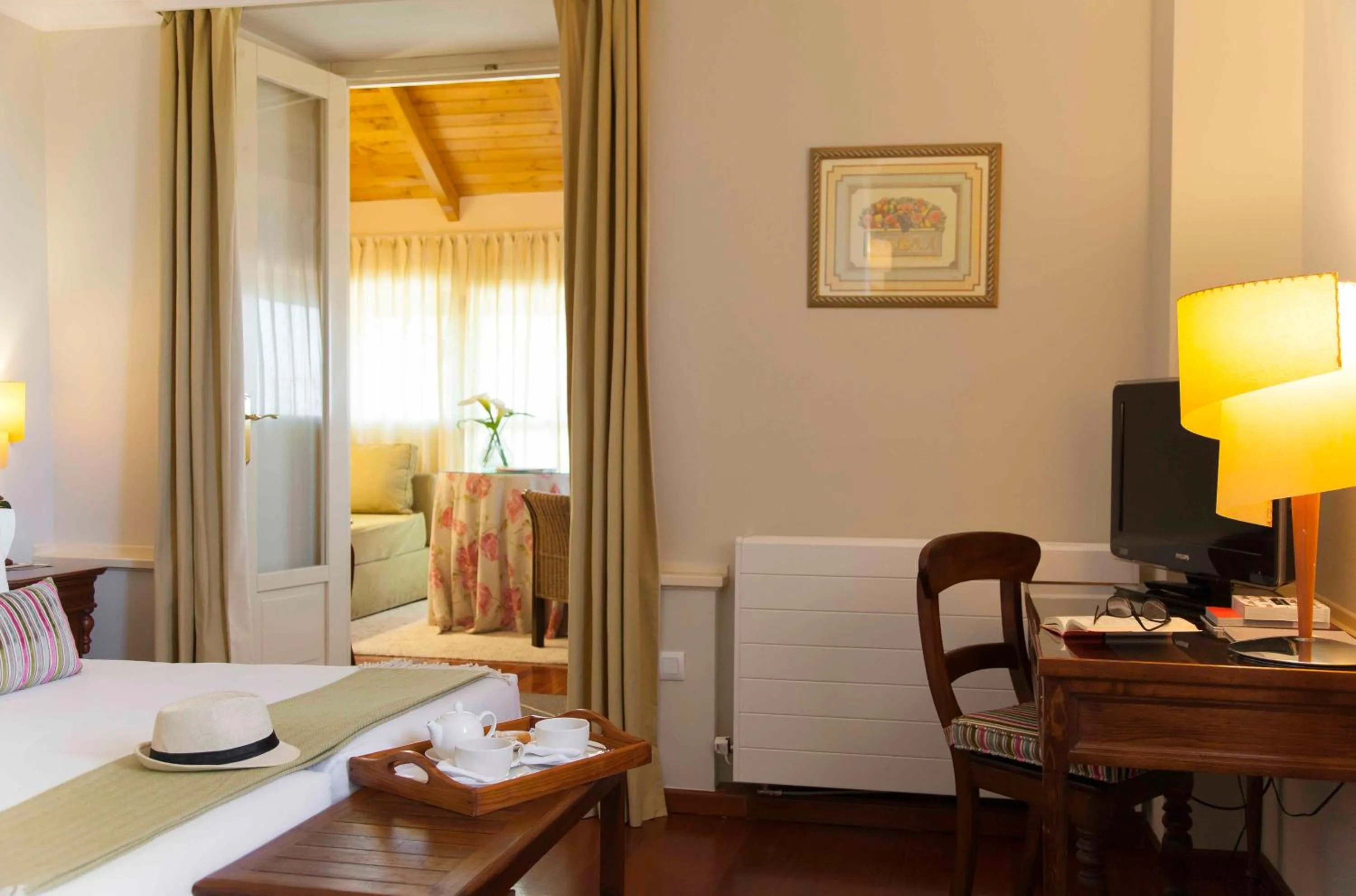 Living room, Bed in Casona de La Paca