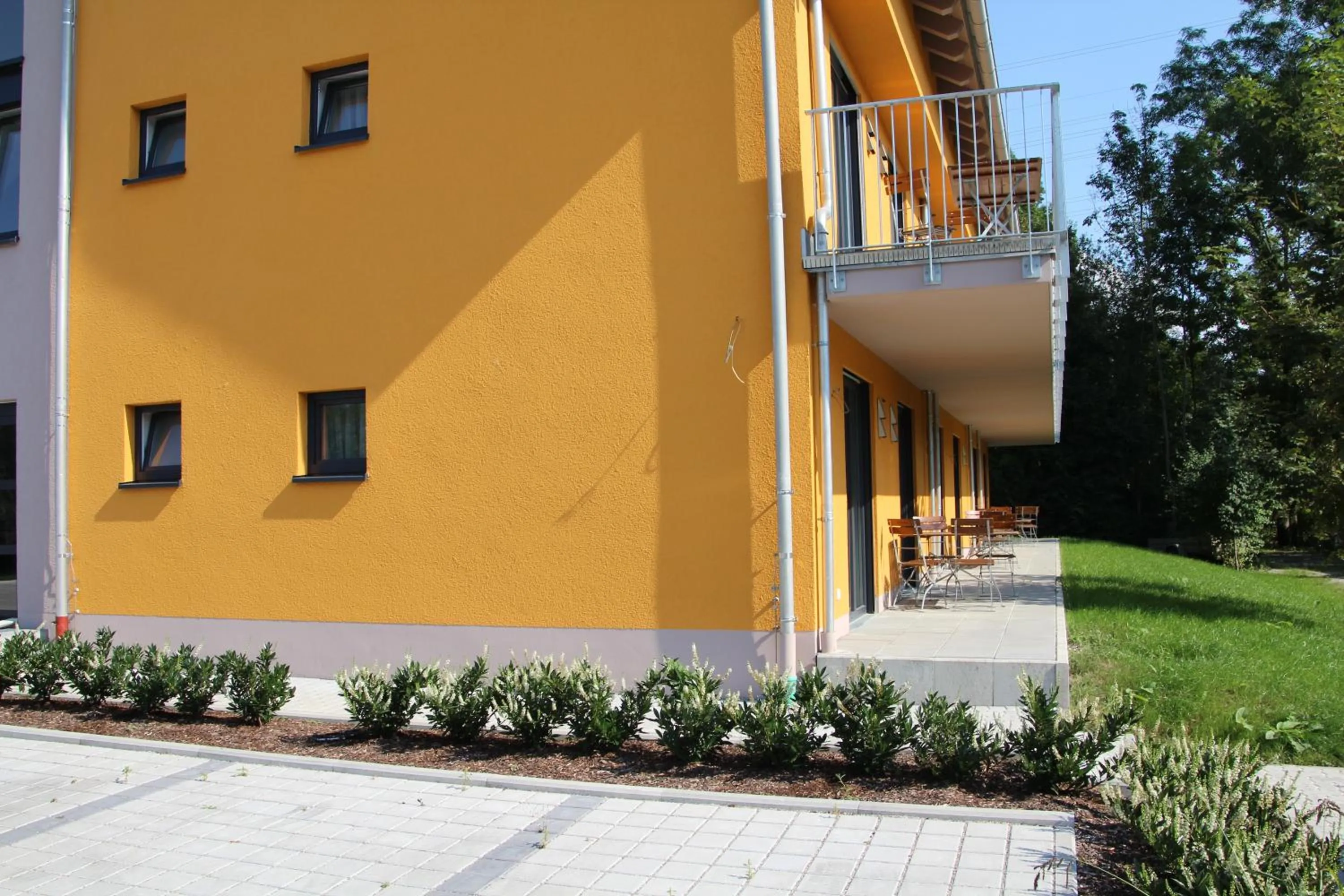 Patio in Schäfer Boardinghouse