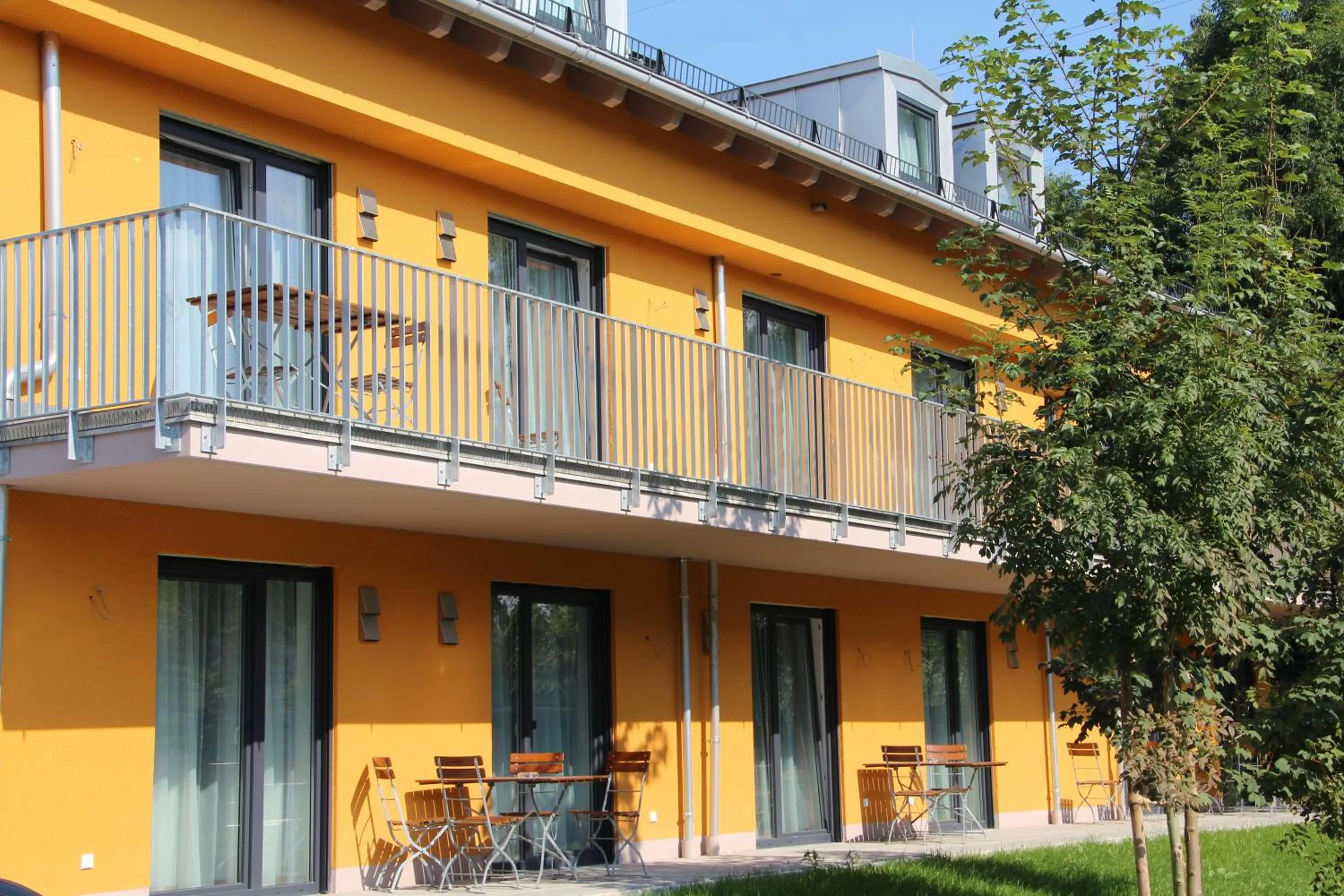 Patio in Schäfer Boardinghouse