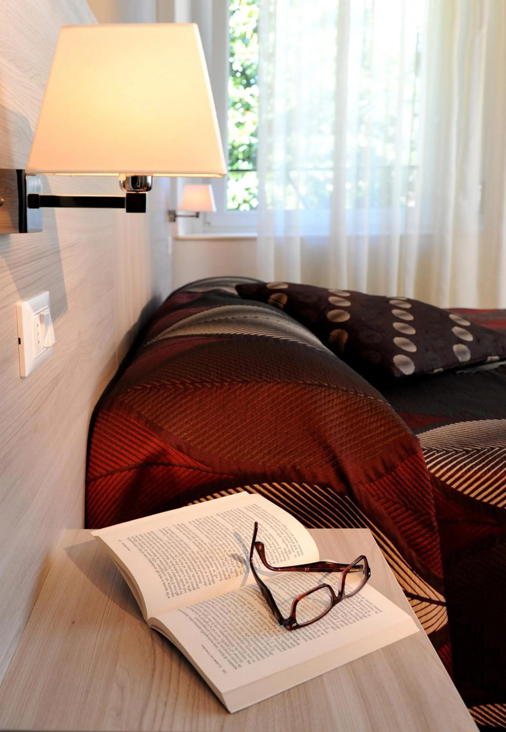 Decorative detail, Bed in Albergo Valentina
