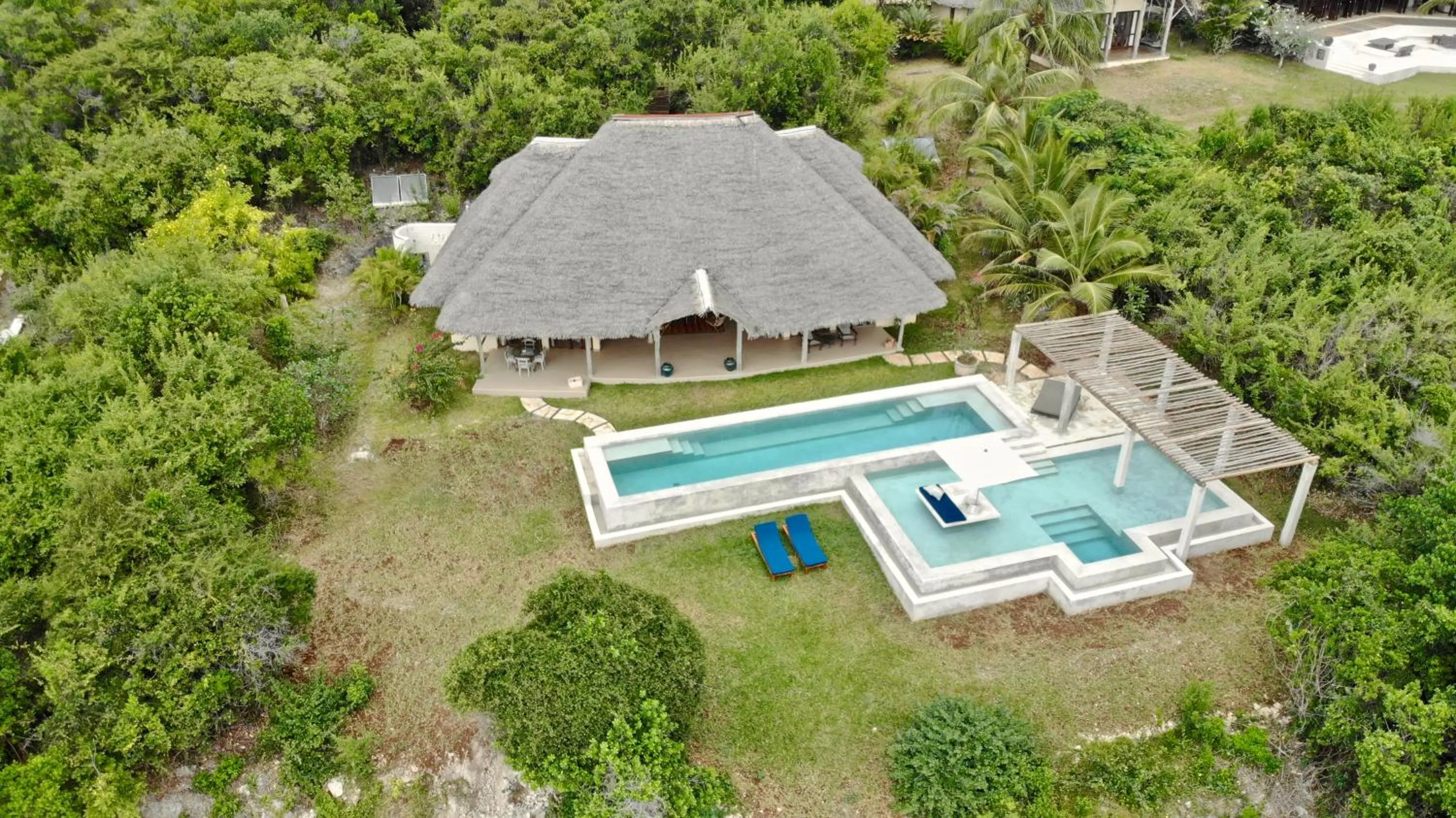 Pool view in Qambani Luxury Resort