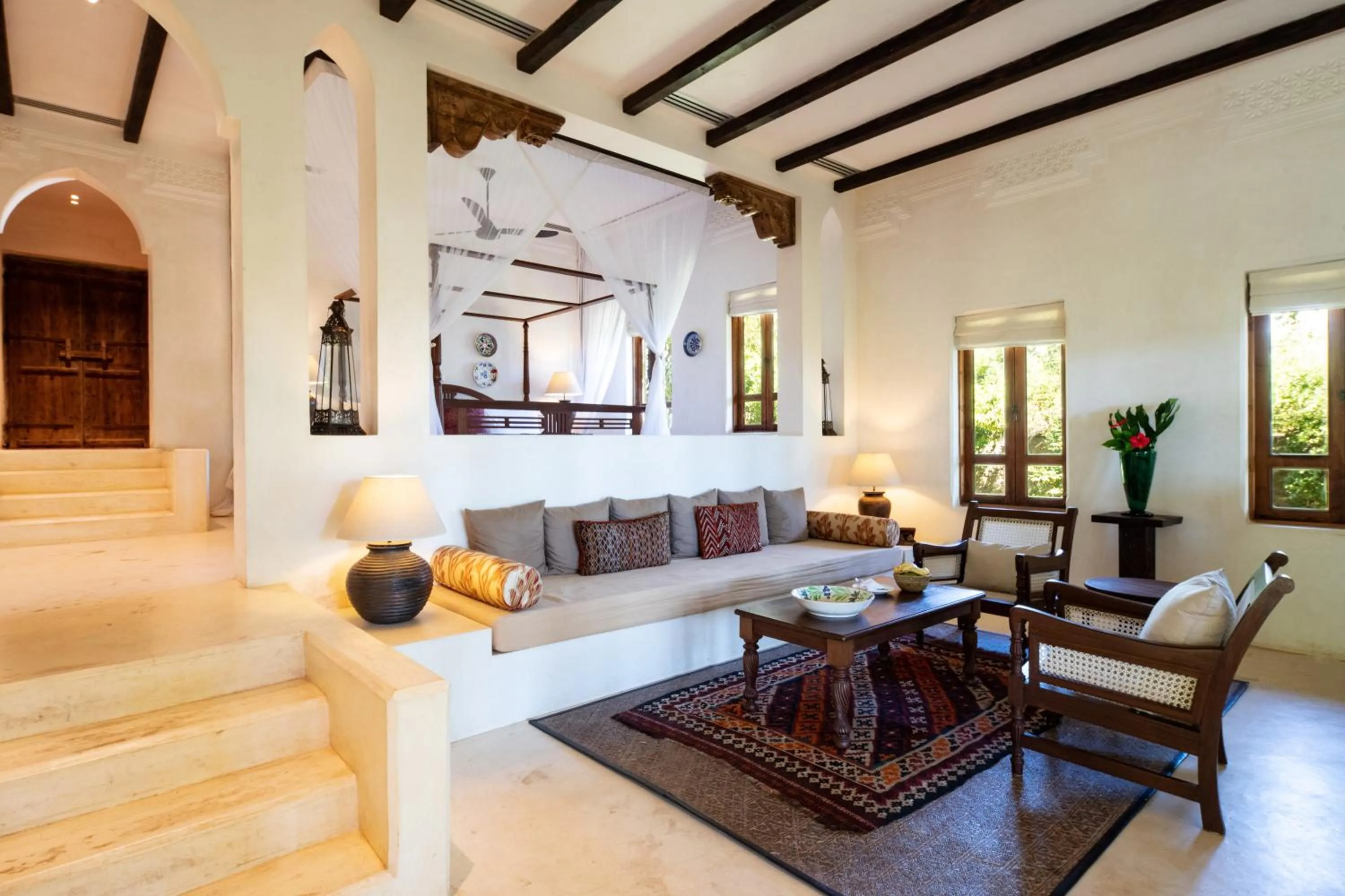 Living room in Qambani Luxury Resort