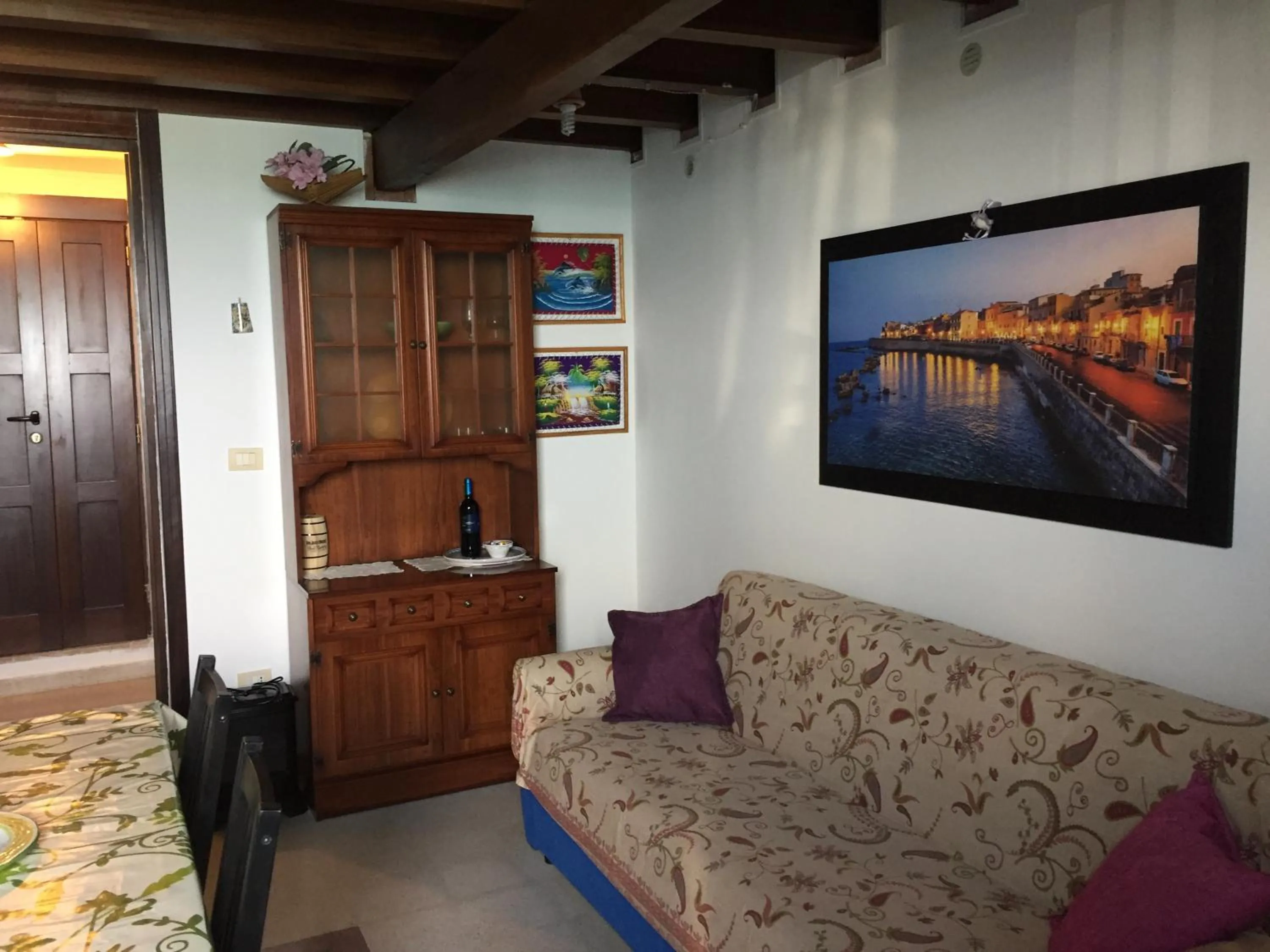 Living room in Tolomei House Holidays Sea View