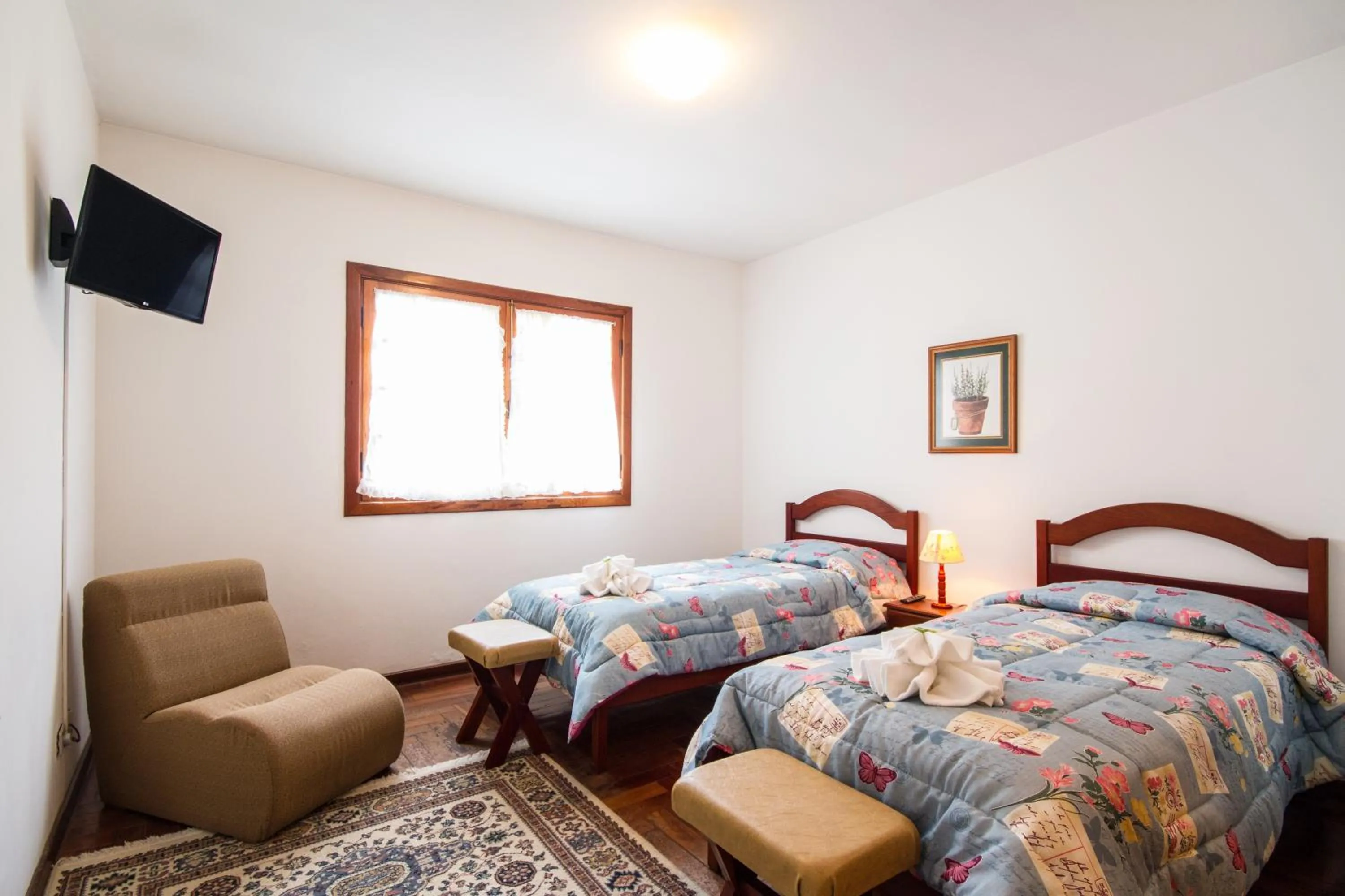 Bed in Pousada Serena