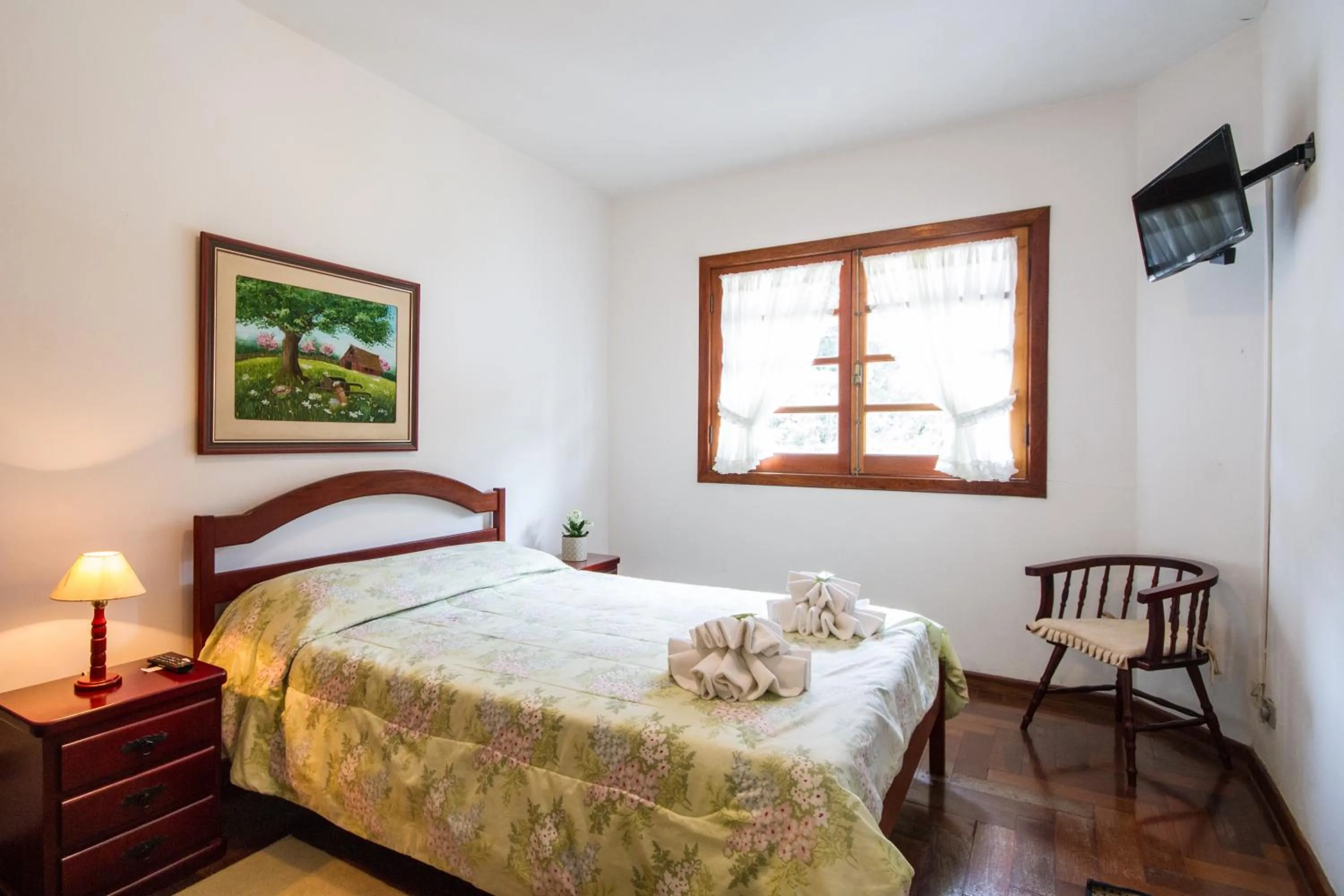 Bed in Pousada Serena