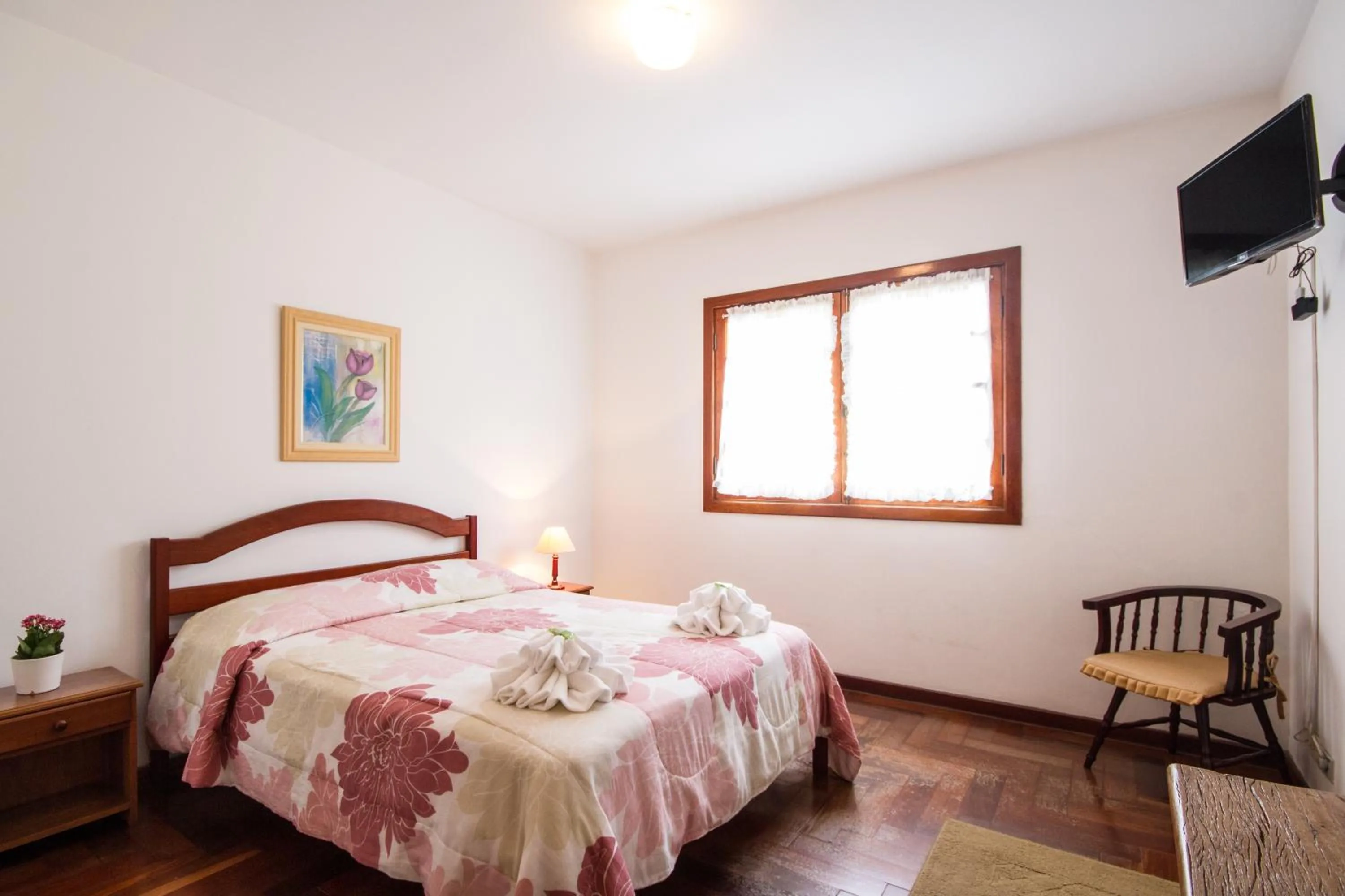 Bed in Pousada Serena