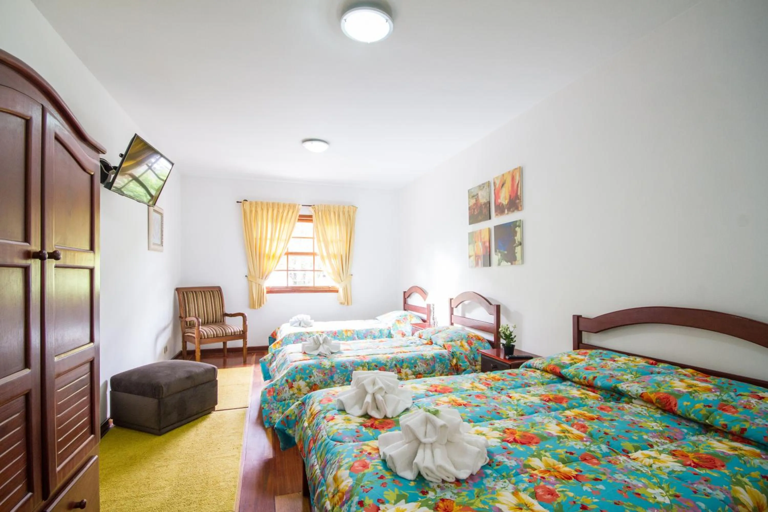 Bed in Pousada Serena