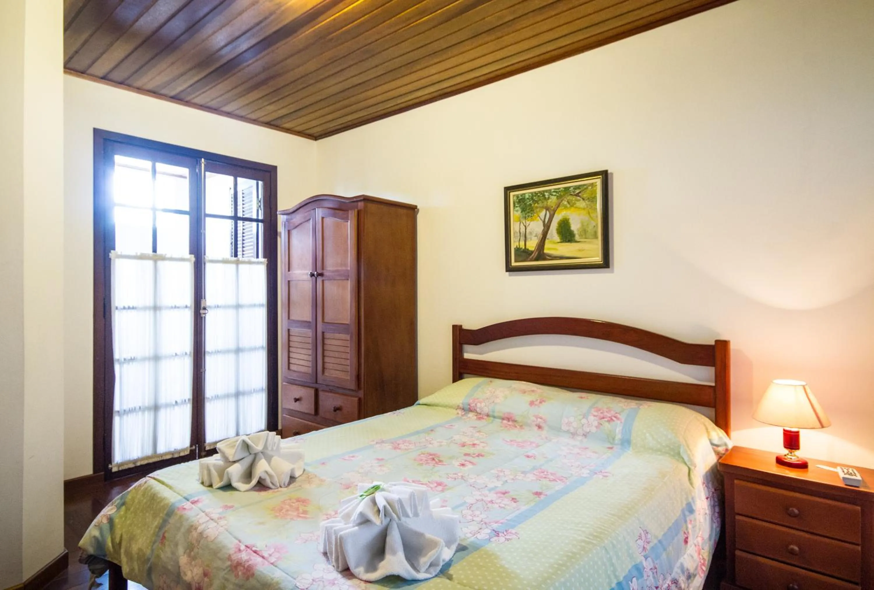 Bed in Pousada Serena