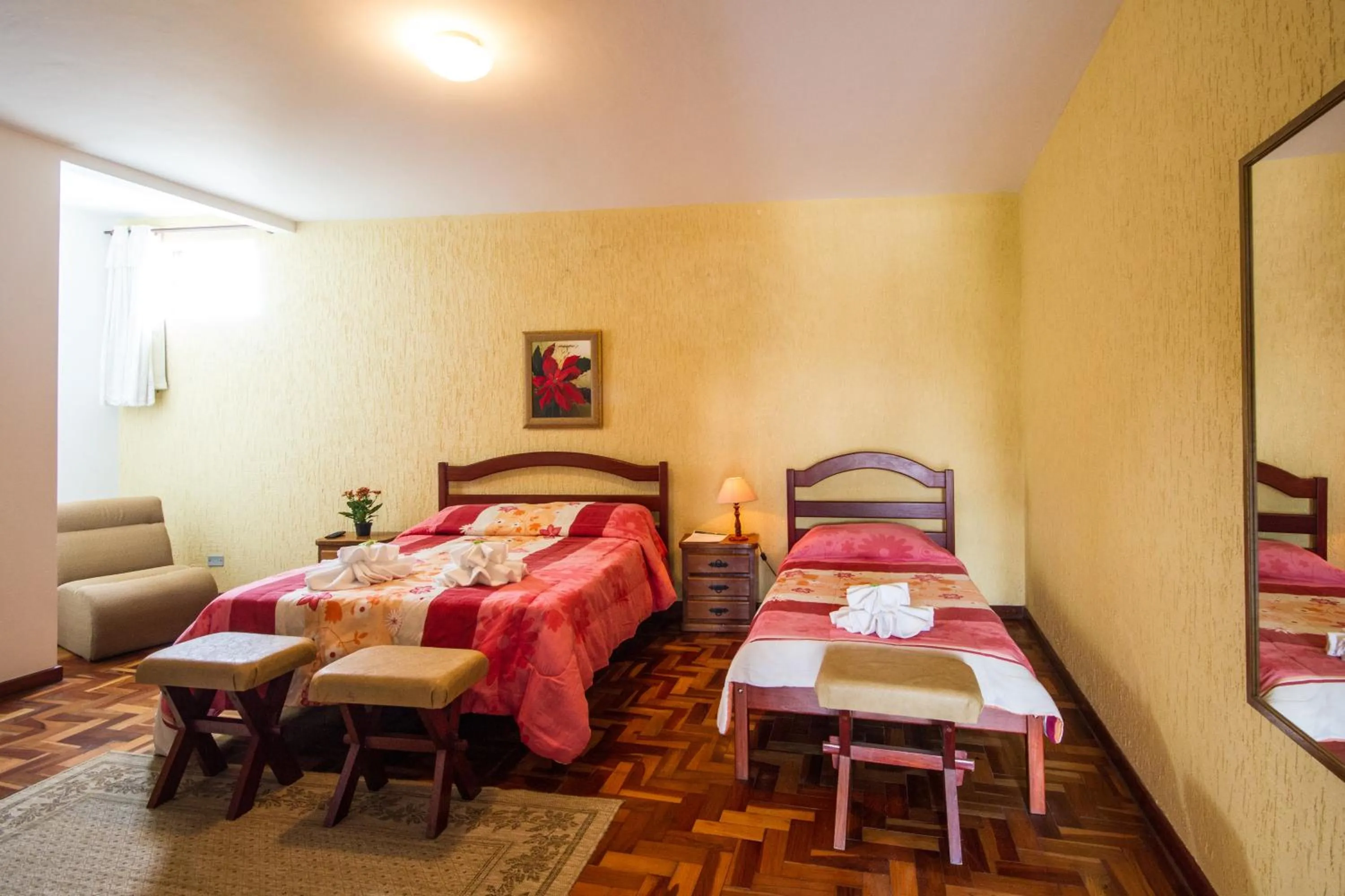 Bed in Pousada Serena