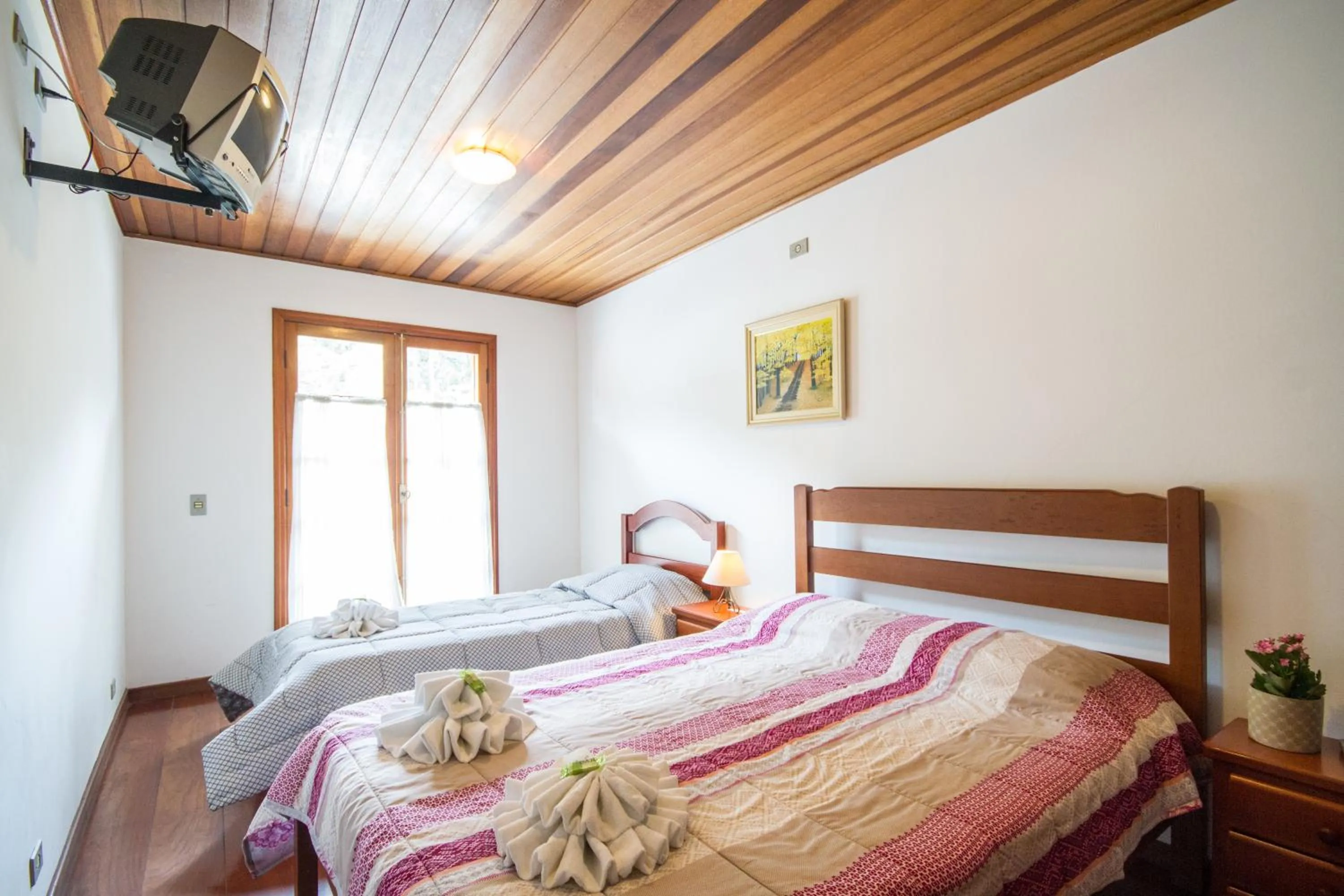 Bed in Pousada Serena