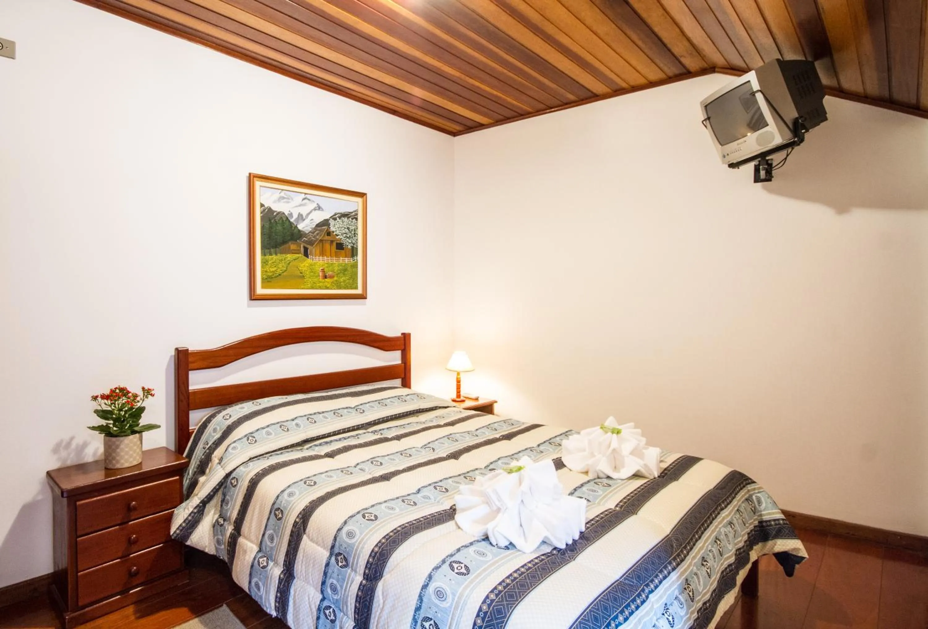 Bed in Pousada Serena