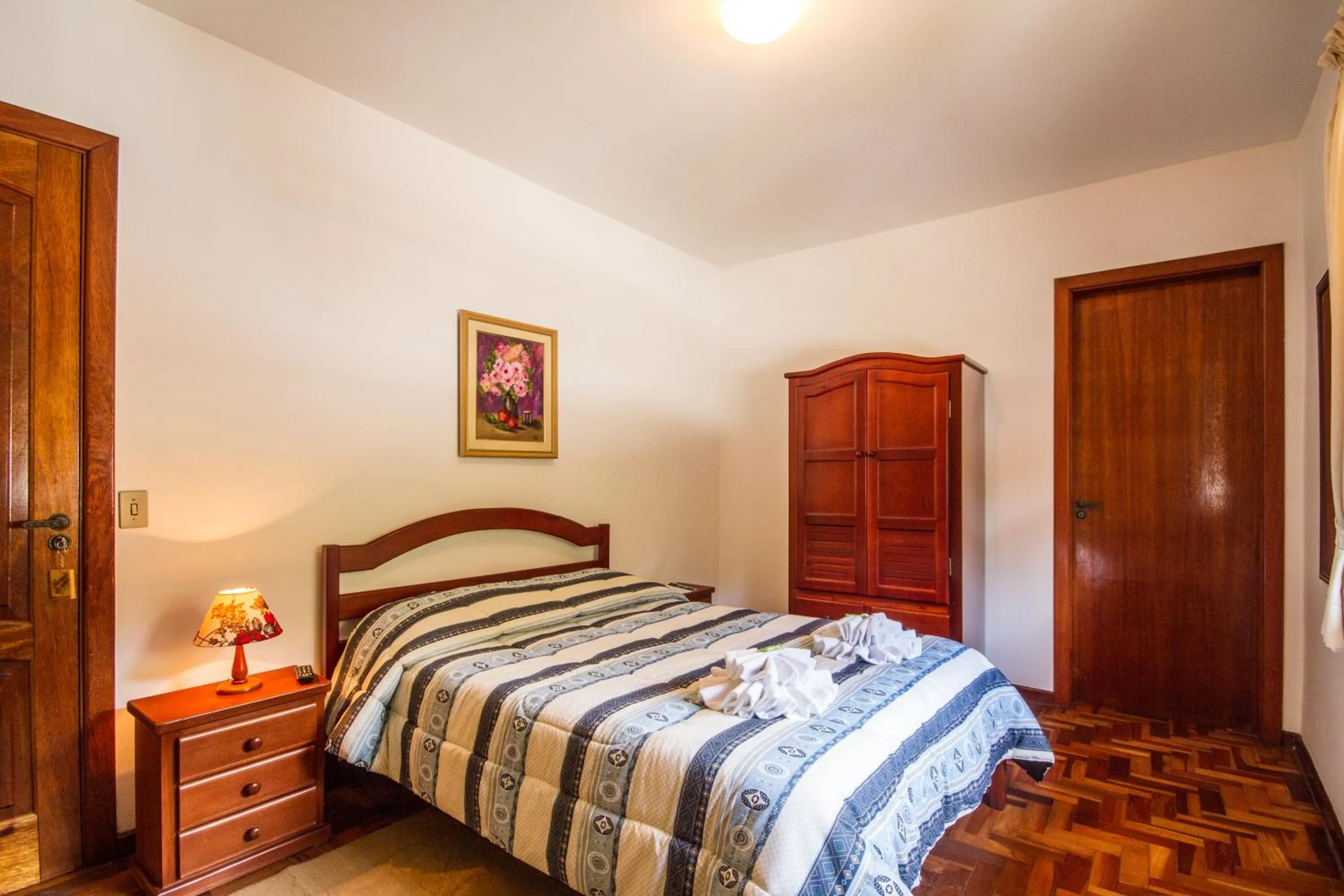 Bed in Pousada Serena