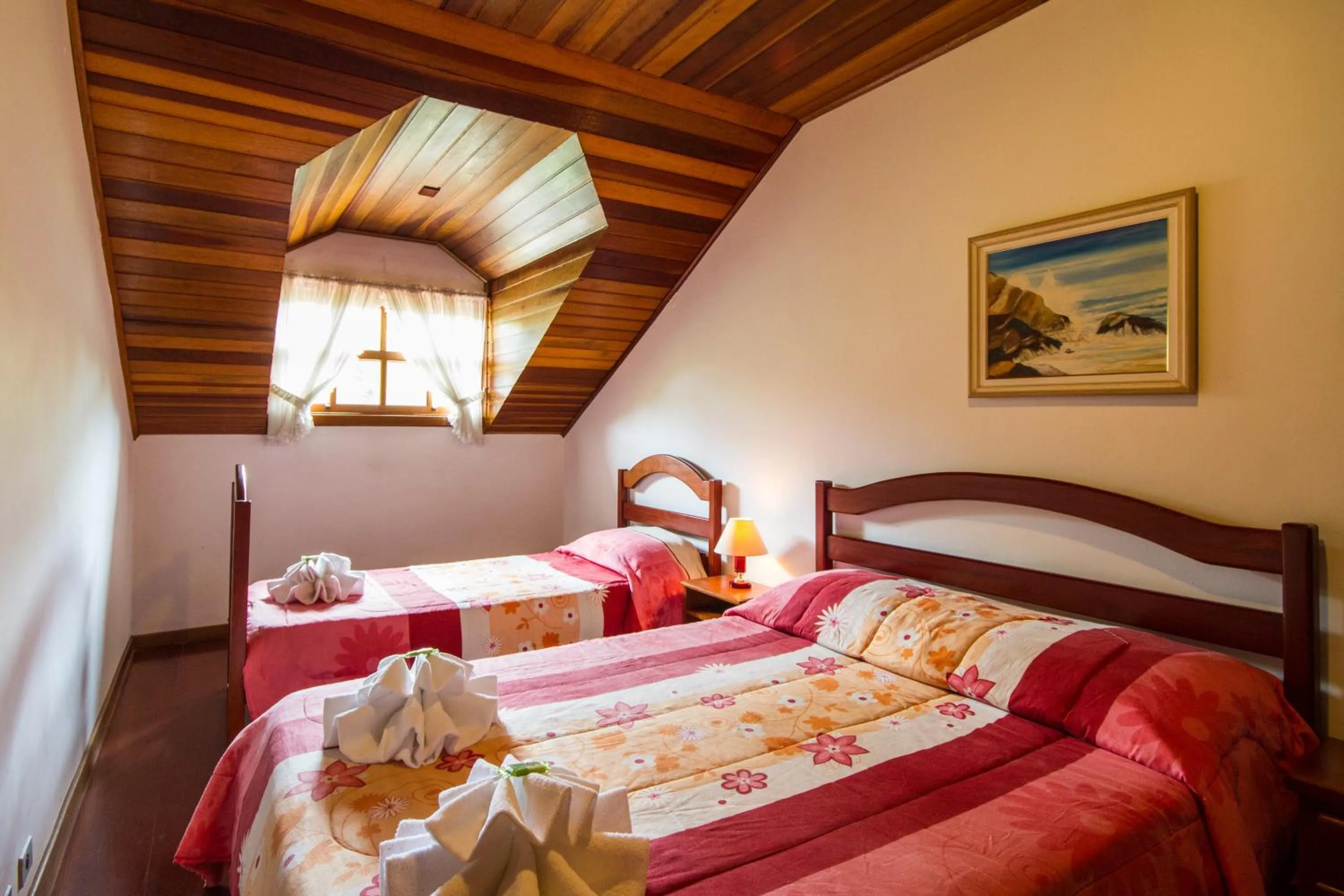 Bed in Pousada Serena