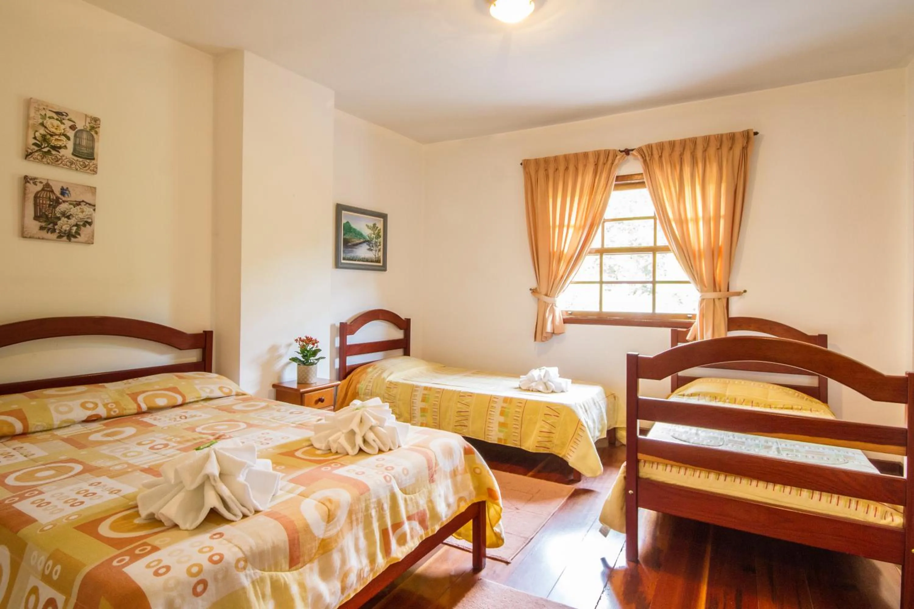 Bed in Pousada Serena