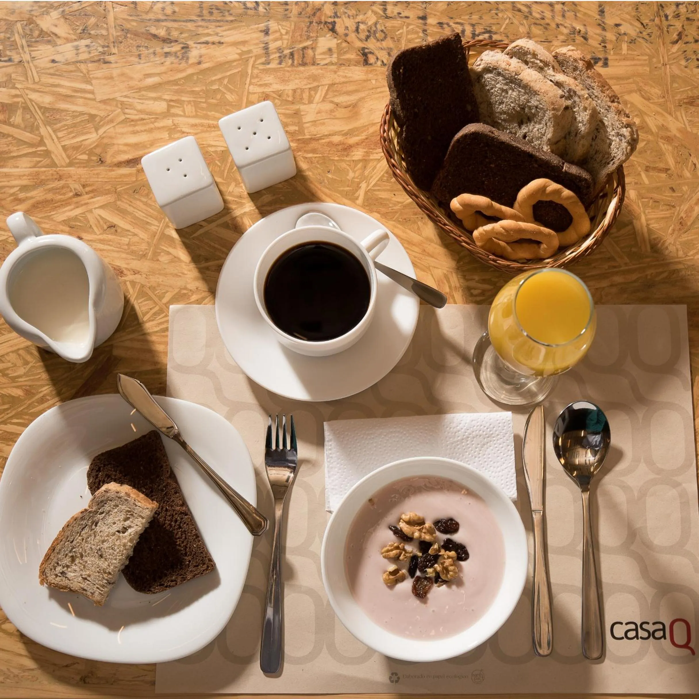 Buffet breakfast in Casa Q