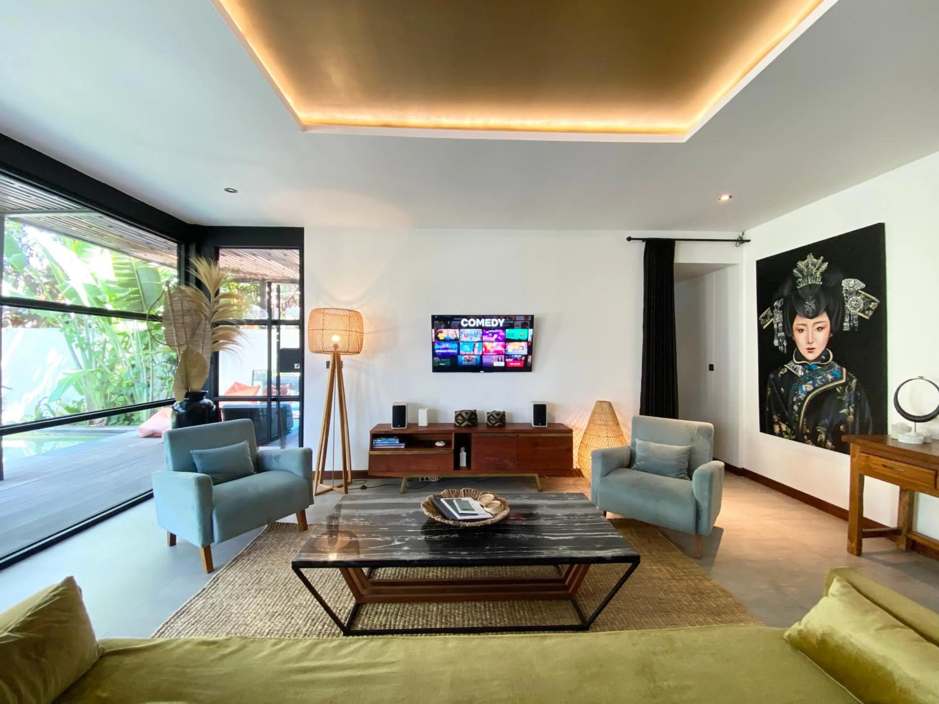 Living room in Karmagali Suites Adults only & Private Pool Family Villas