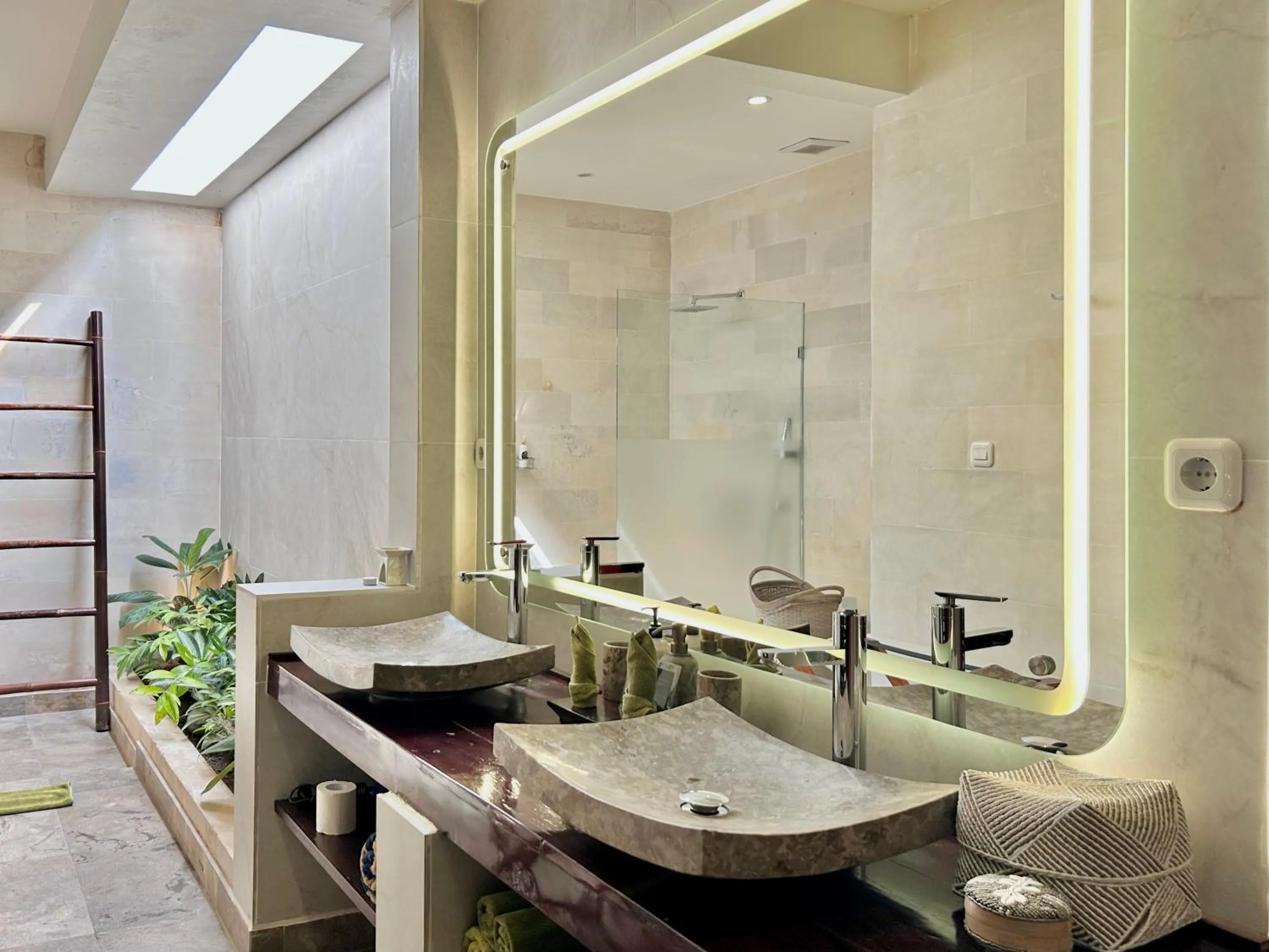 Bathroom in Karmagali Suites Adults only & Private Pool Family Villas