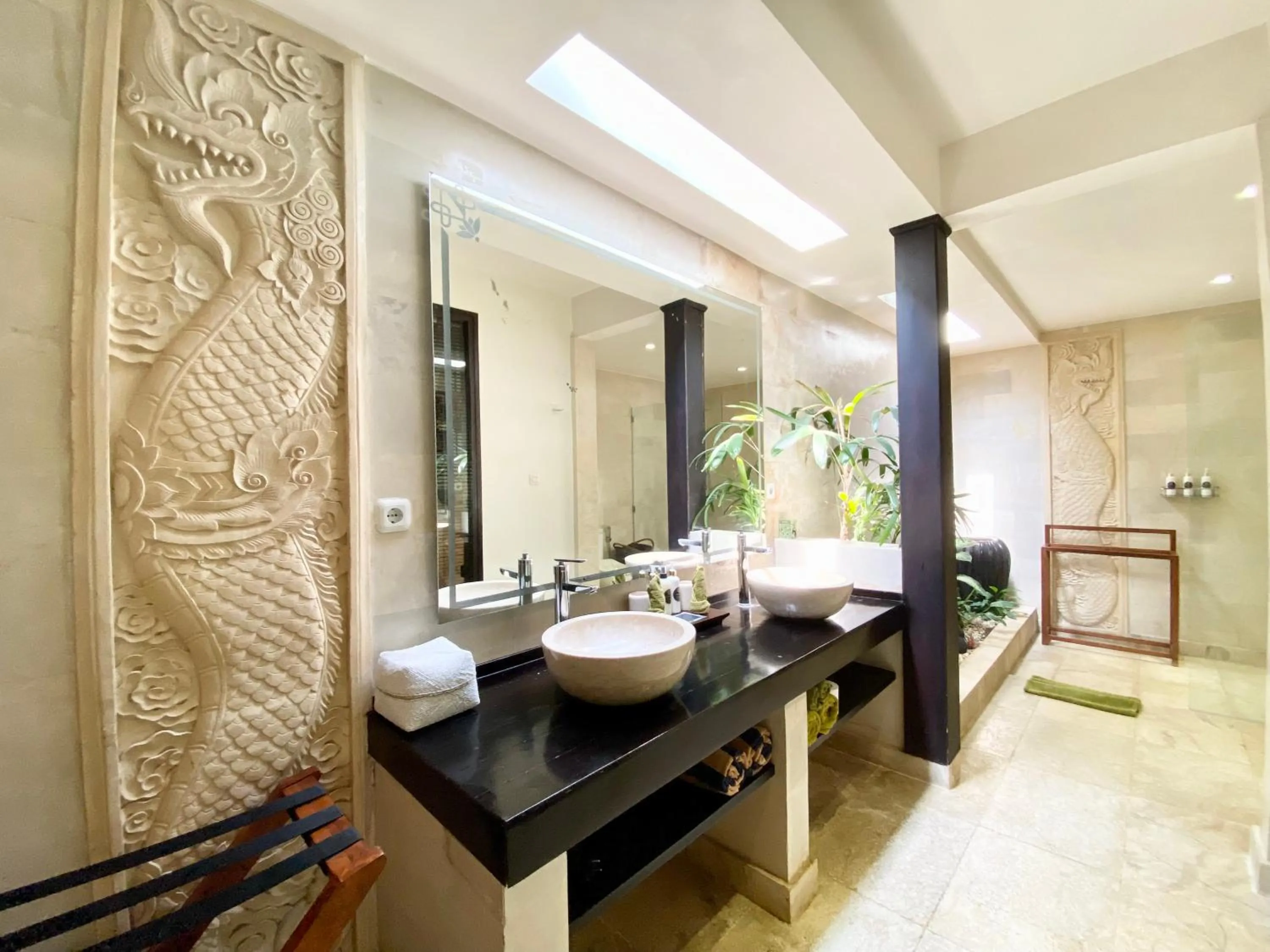 Bathroom in Karmagali Suites Adults only & Private Pool Family Villas