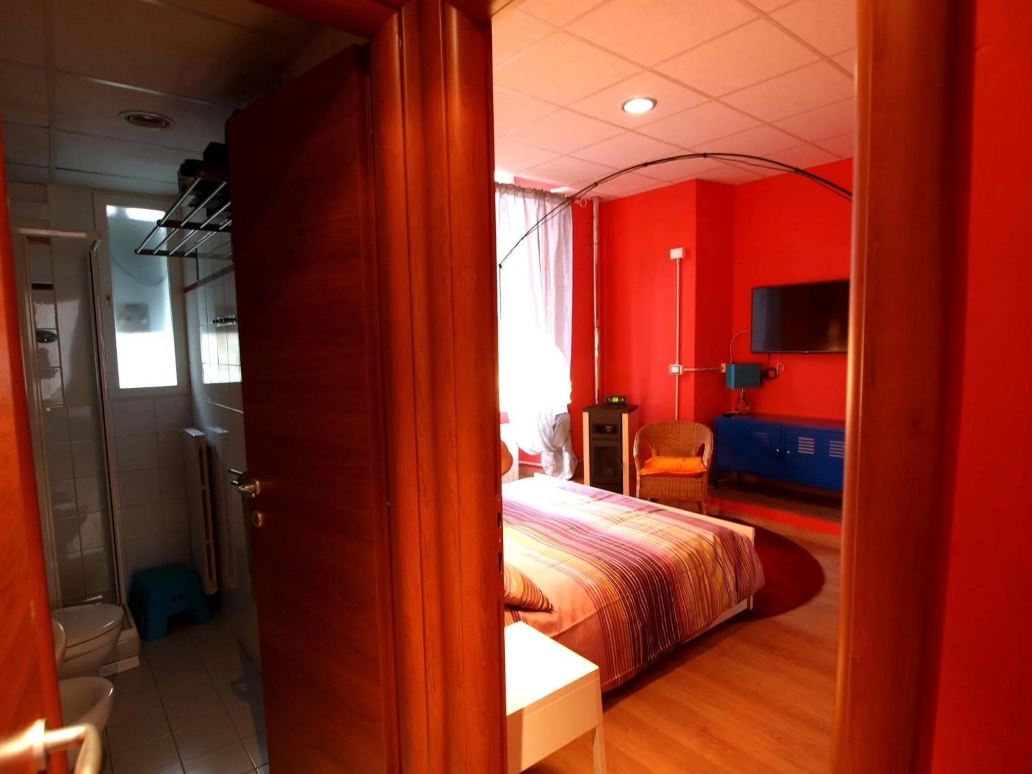 Bed in Andres Guest House Sanremo