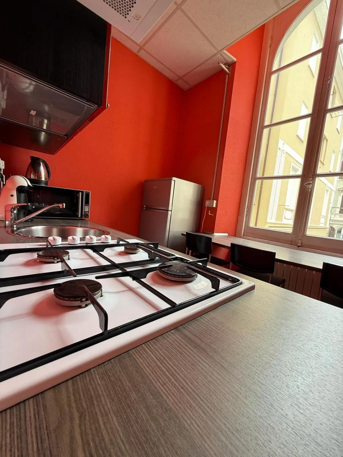 Kitchen or kitchenette in Andres Guest House Sanremo