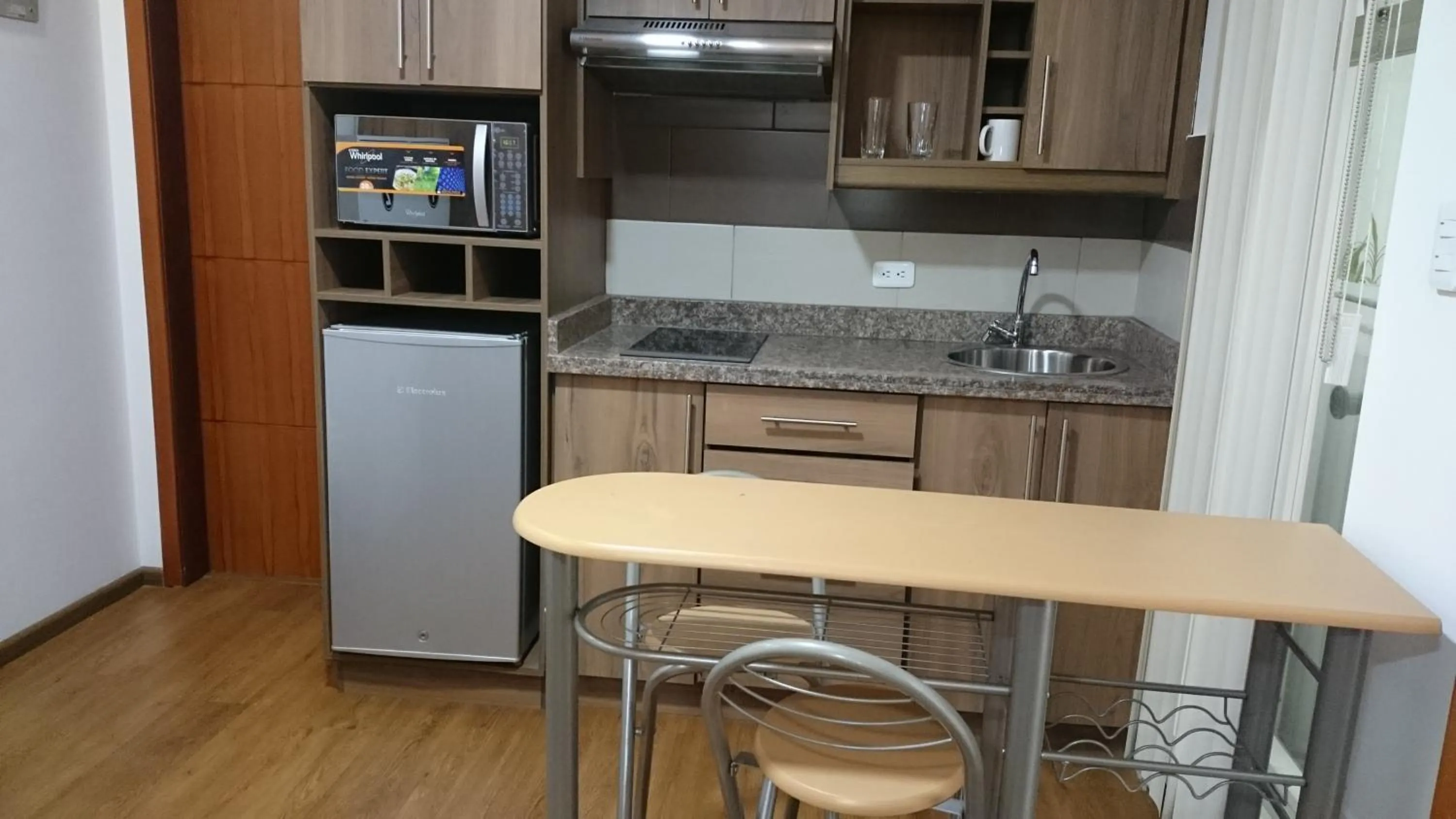 Kitchen or kitchenette in Hotel + Arte