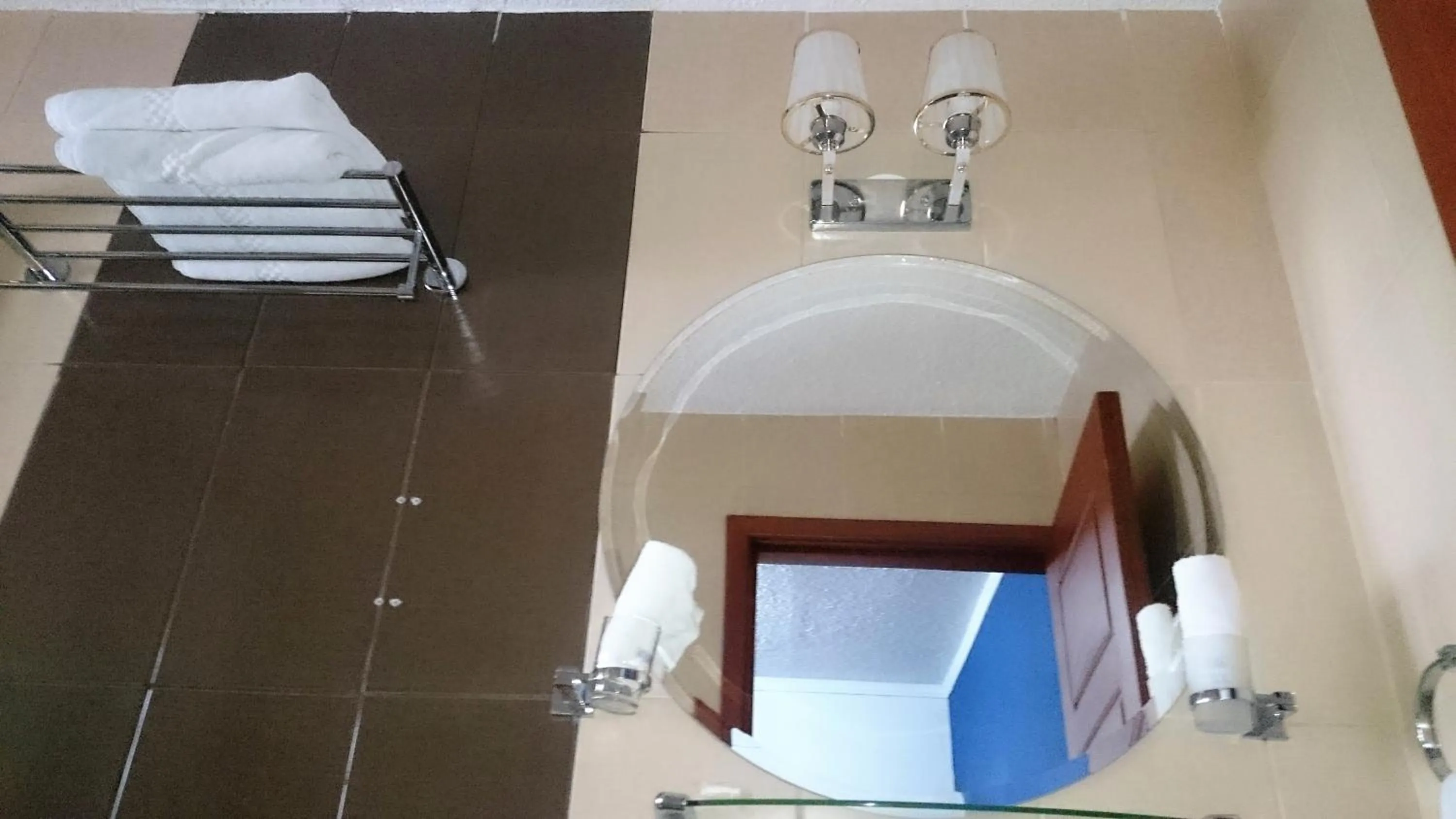 Bathroom in Hotel + Arte