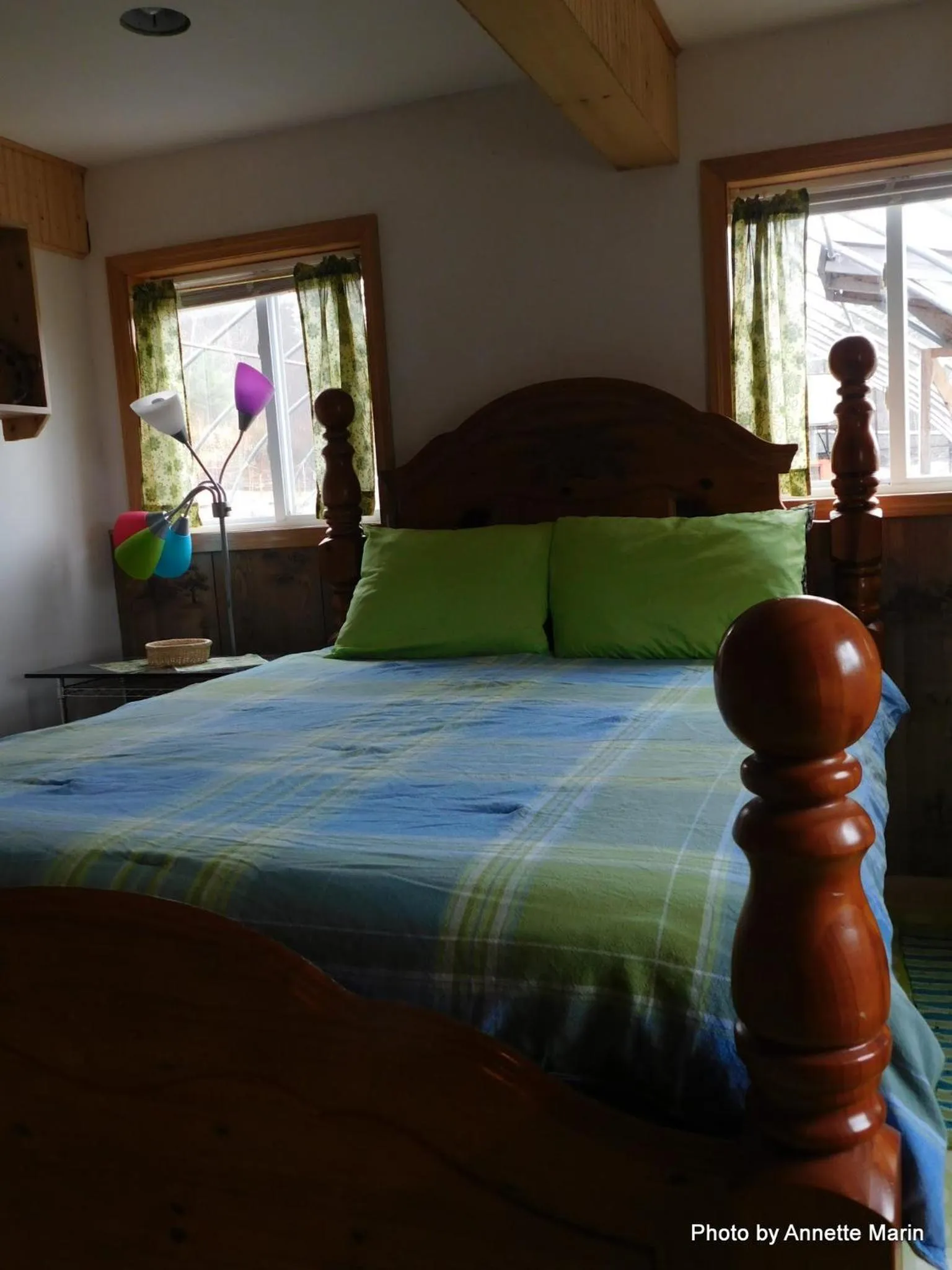 Decorative detail, Bed in No View Farm