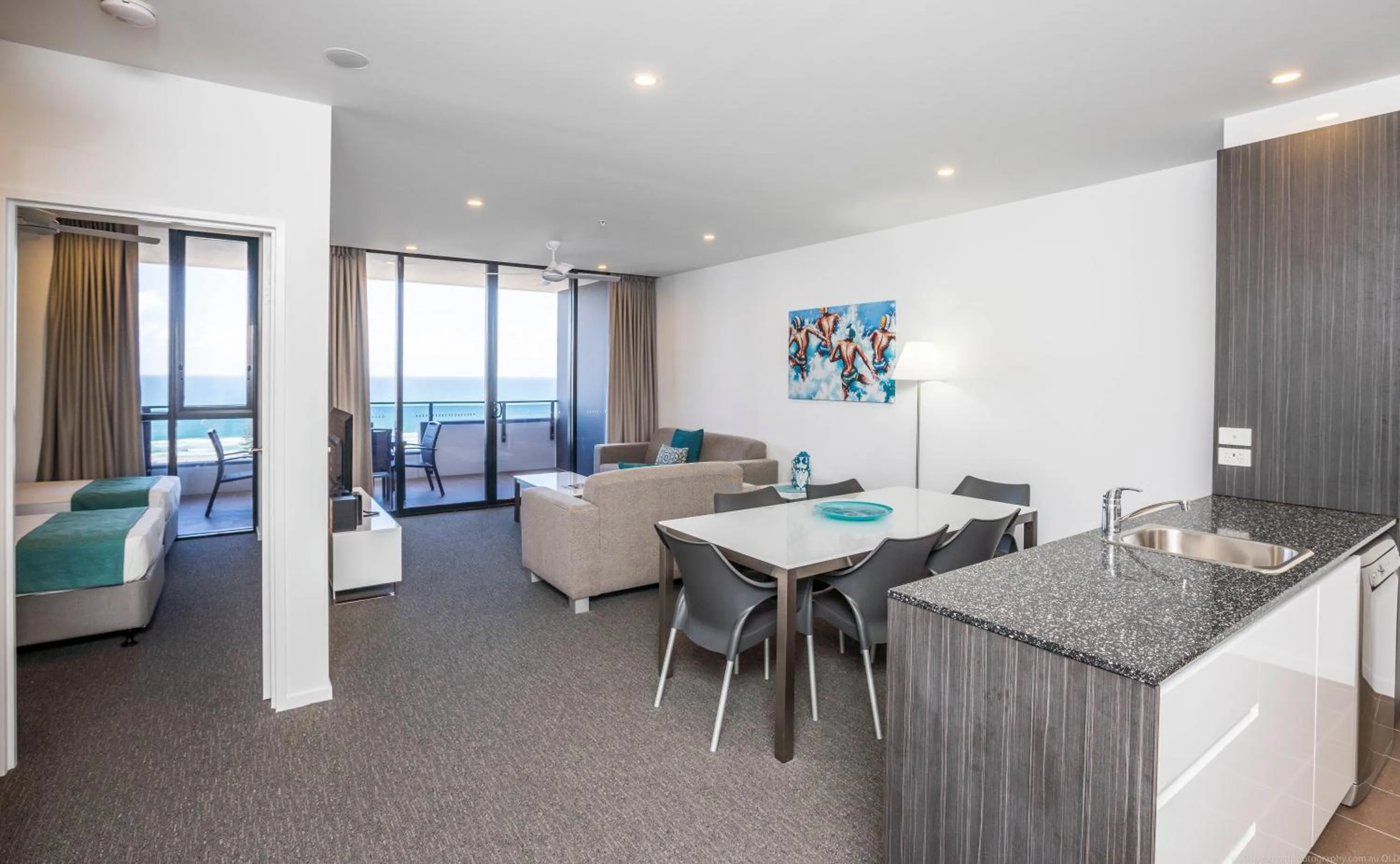 Living room in Synergy Broadbeach - Official