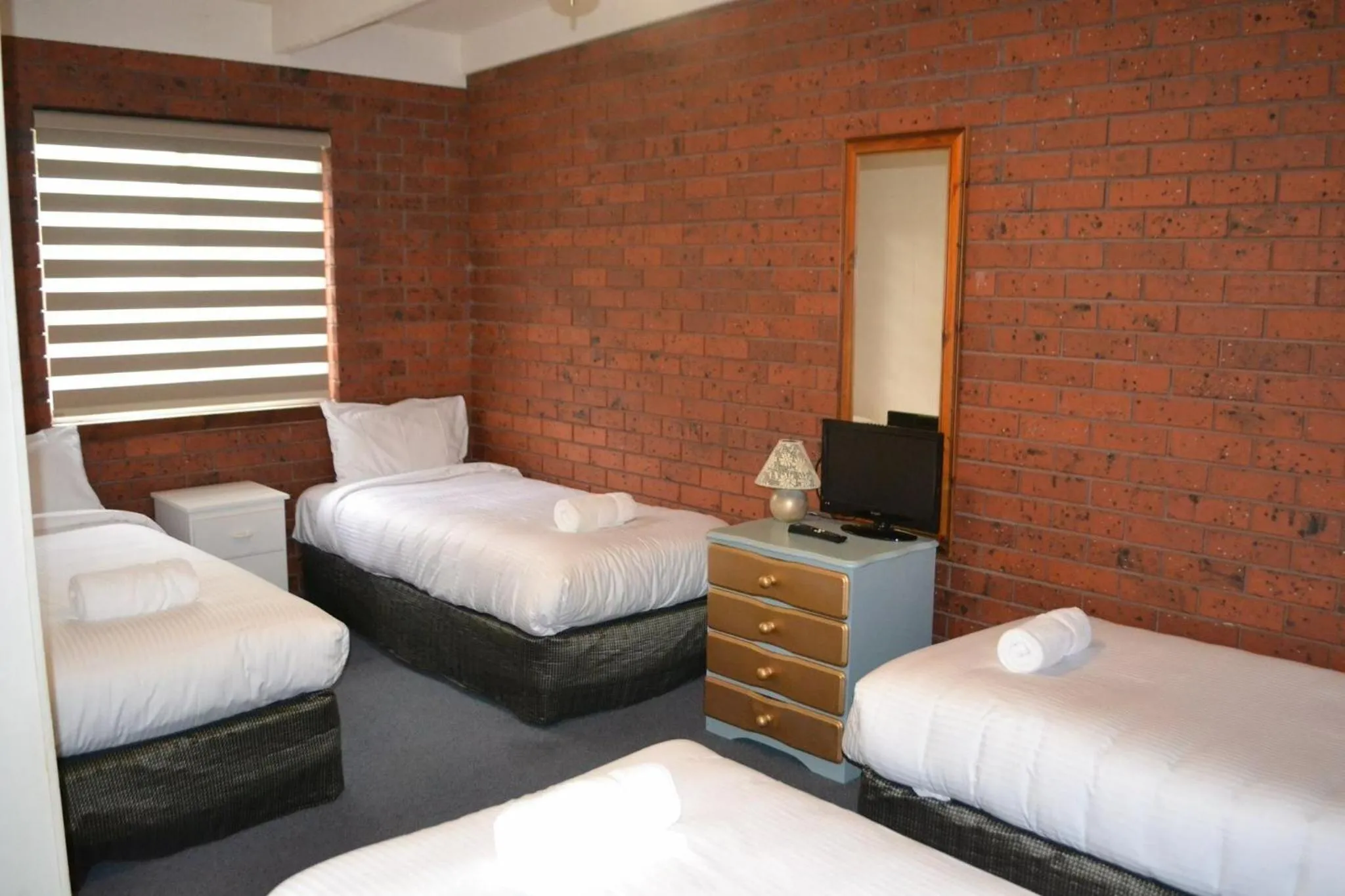 Bed in Wattle Motel