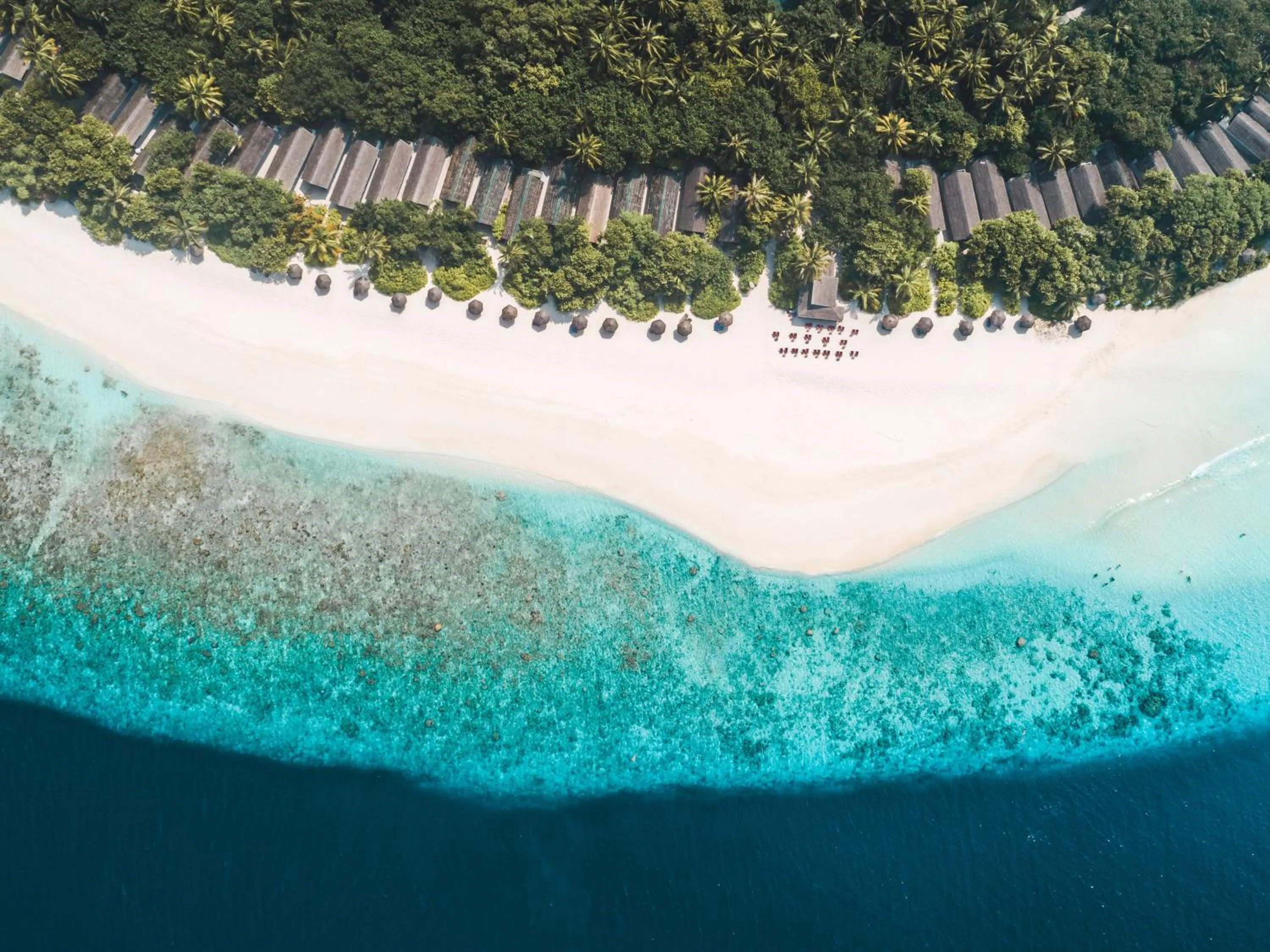Bird's eye view in NH Collection Maldives Reethi Resort