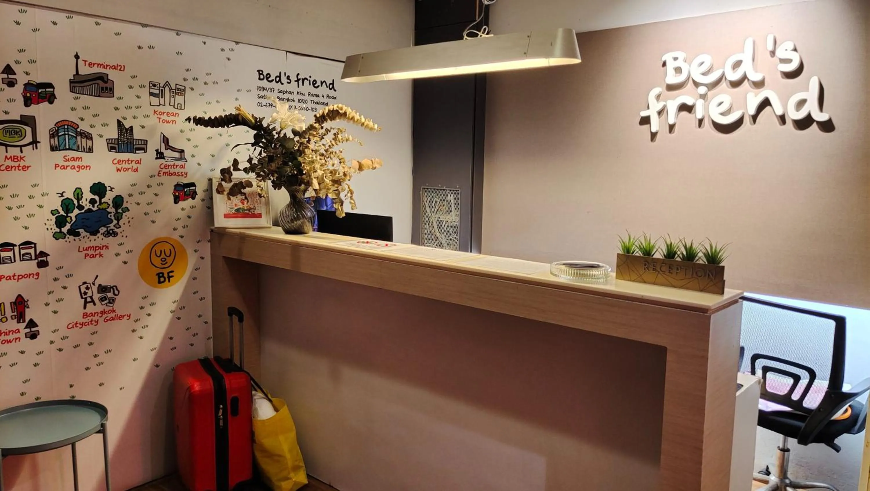 Lobby or reception in Bed's Friend