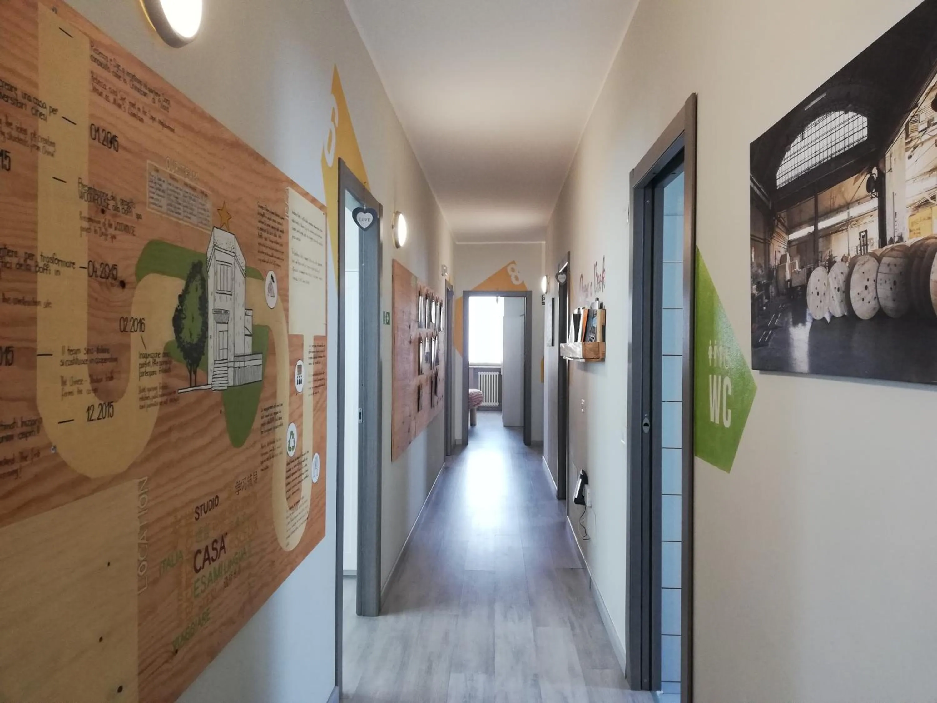 Area and facilities in La Cordata Accommodation - Woodhouse Bike Hotel