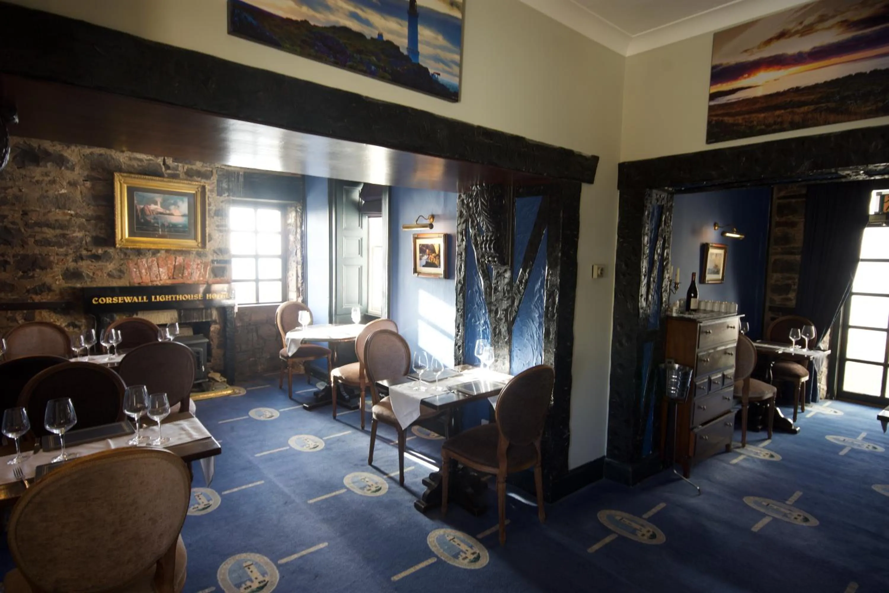 Dinner in Corsewall Lighthouse Hotel