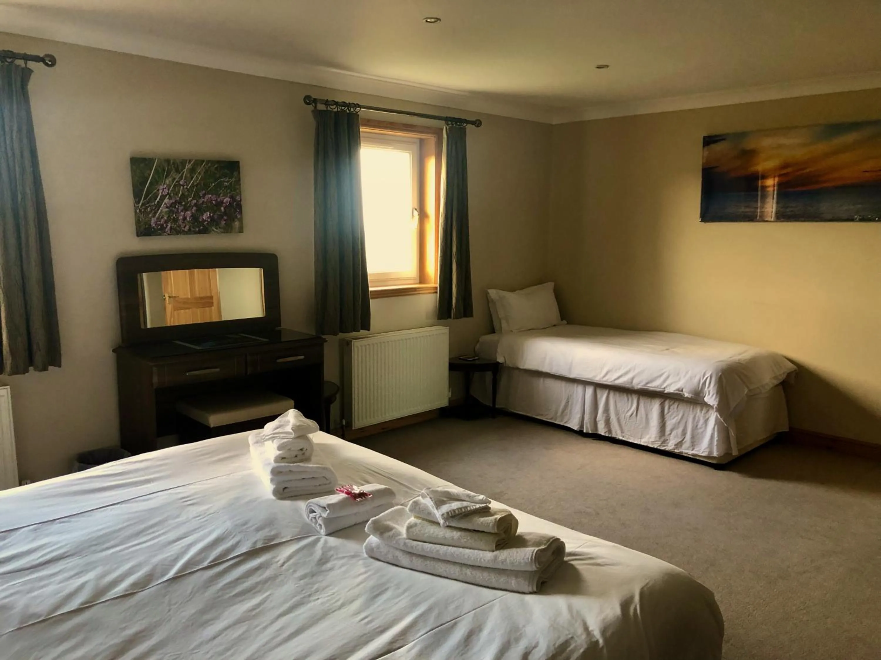 Bedroom, Bed in Corsewall Lighthouse Hotel