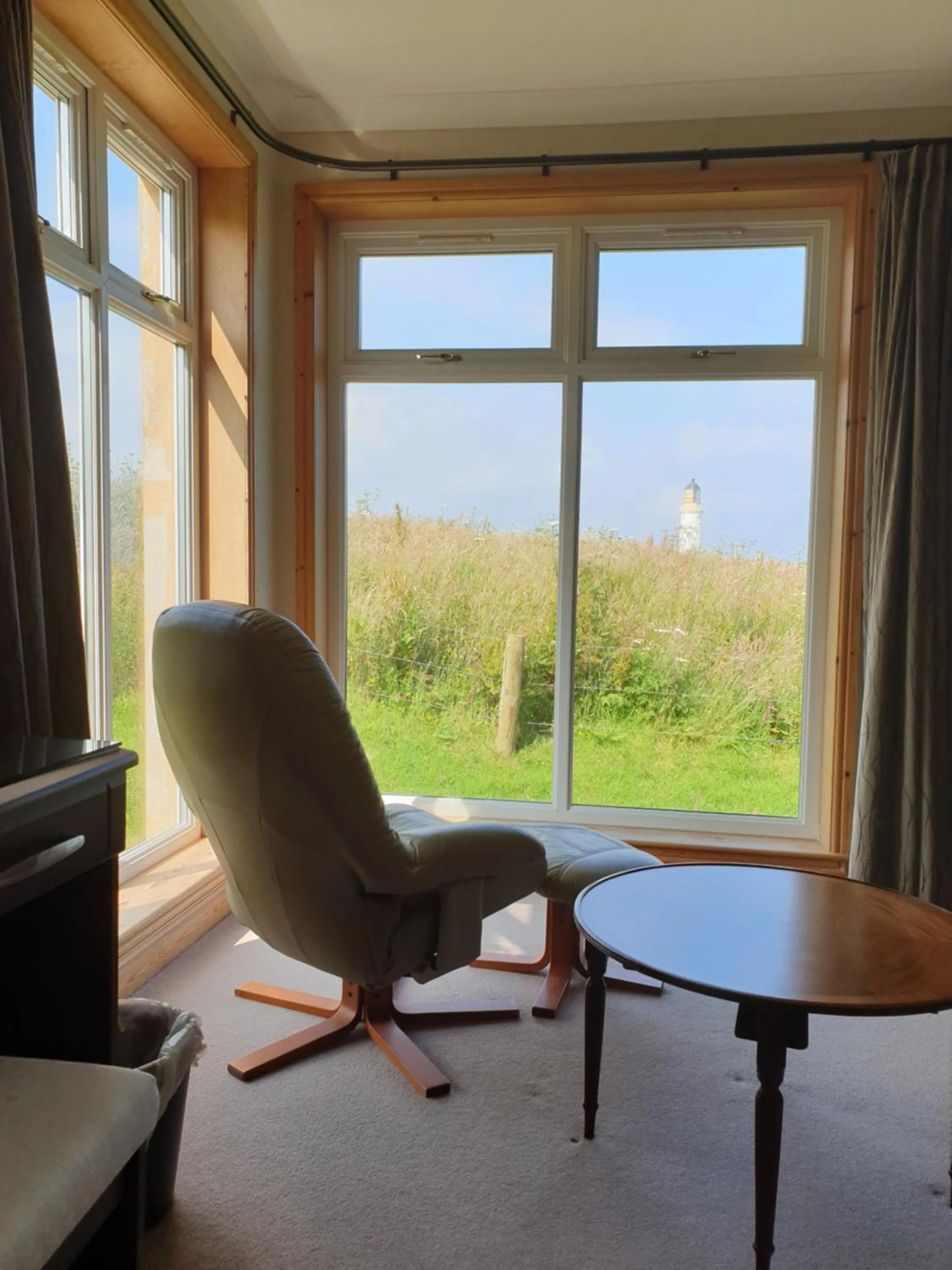 Bedroom in Corsewall Lighthouse Hotel