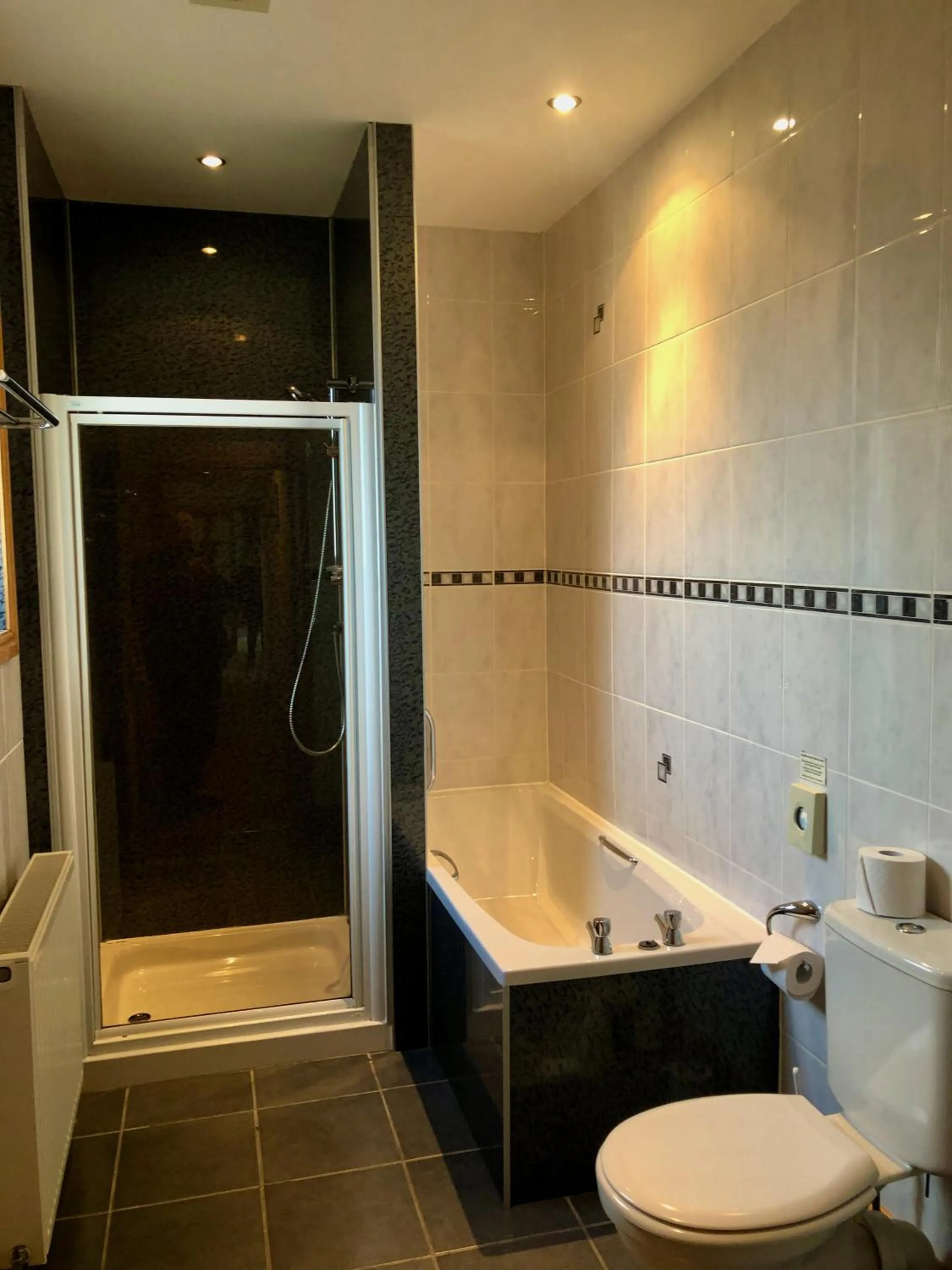 Bathroom in Corsewall Lighthouse Hotel