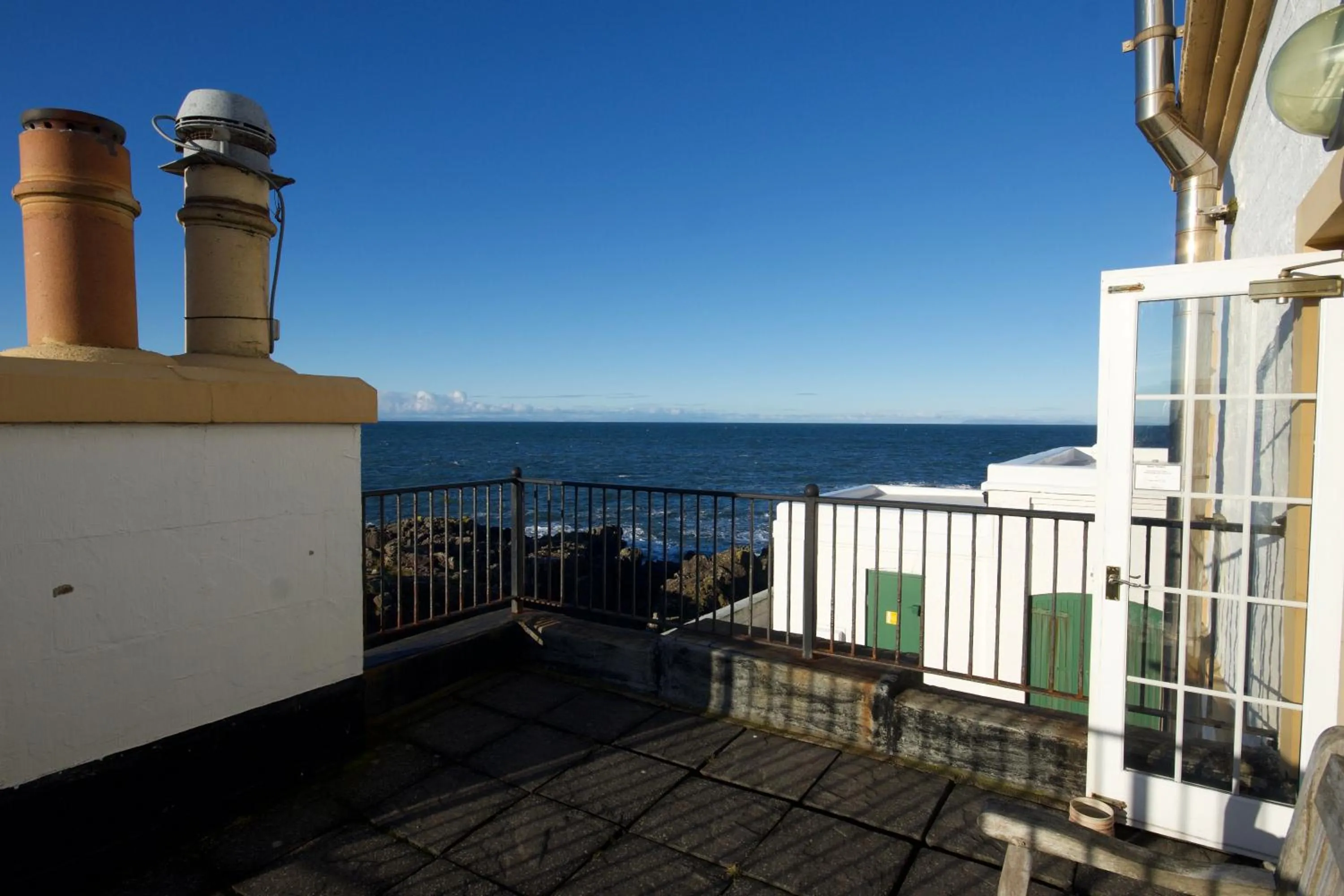 Balcony/Terrace in Corsewall Lighthouse Hotel