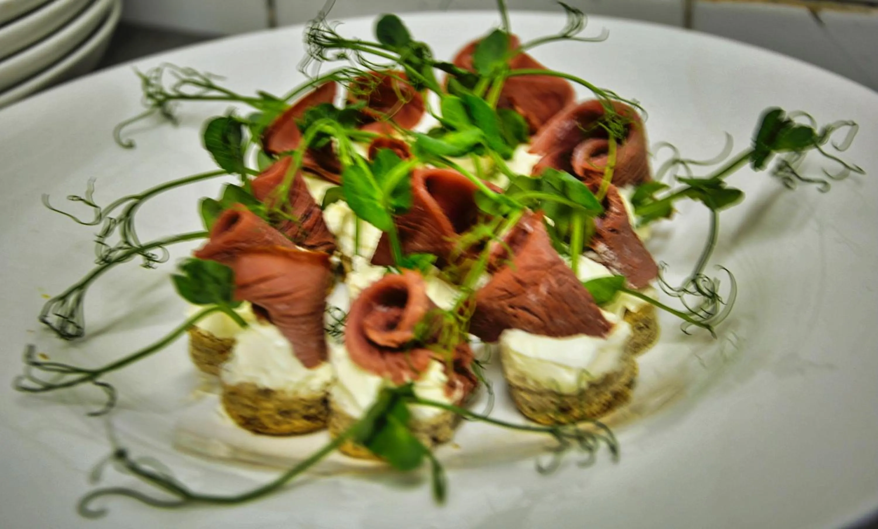Food close-up in Corsewall Lighthouse Hotel