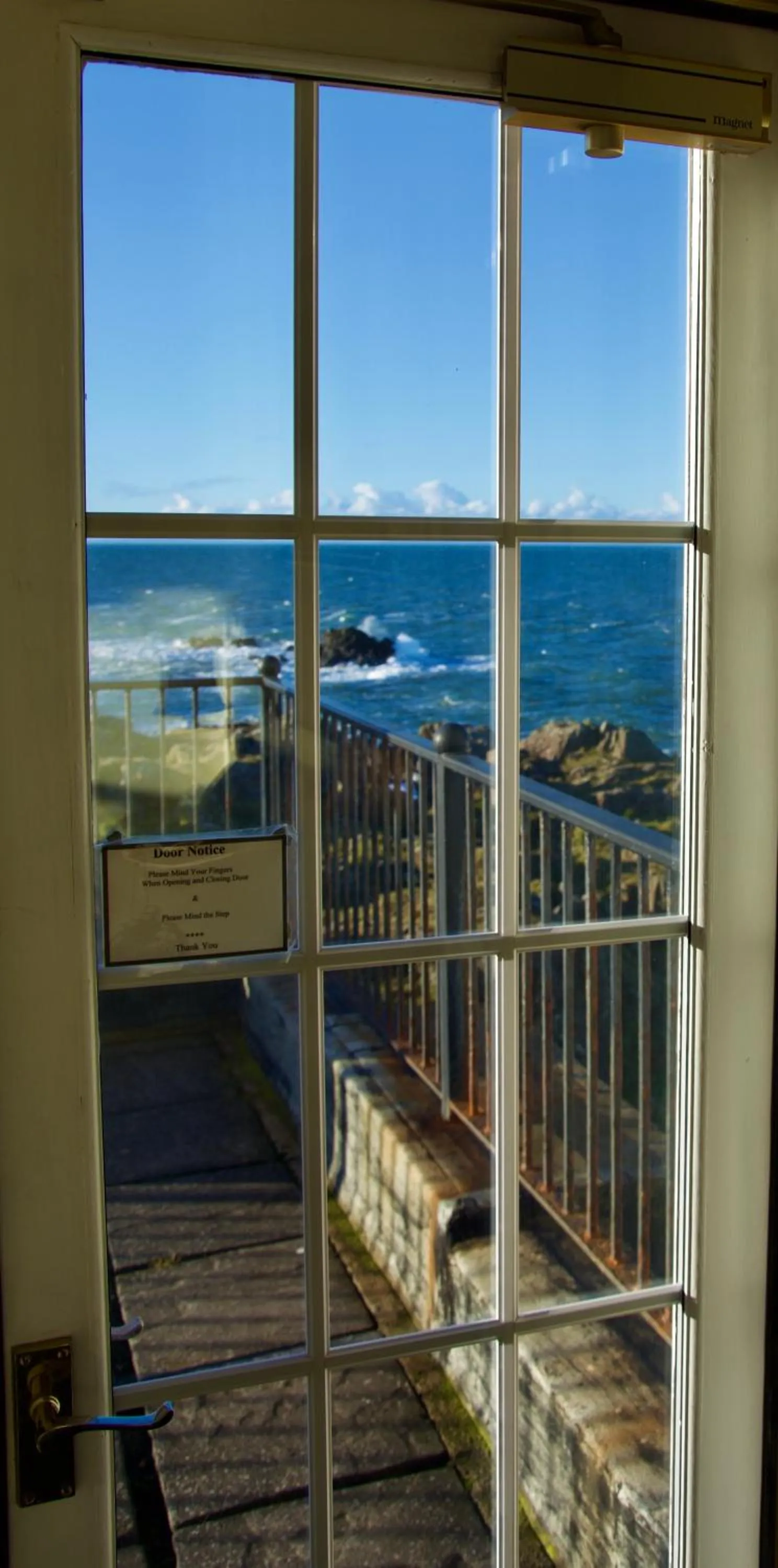 Balcony/Terrace in Corsewall Lighthouse Hotel